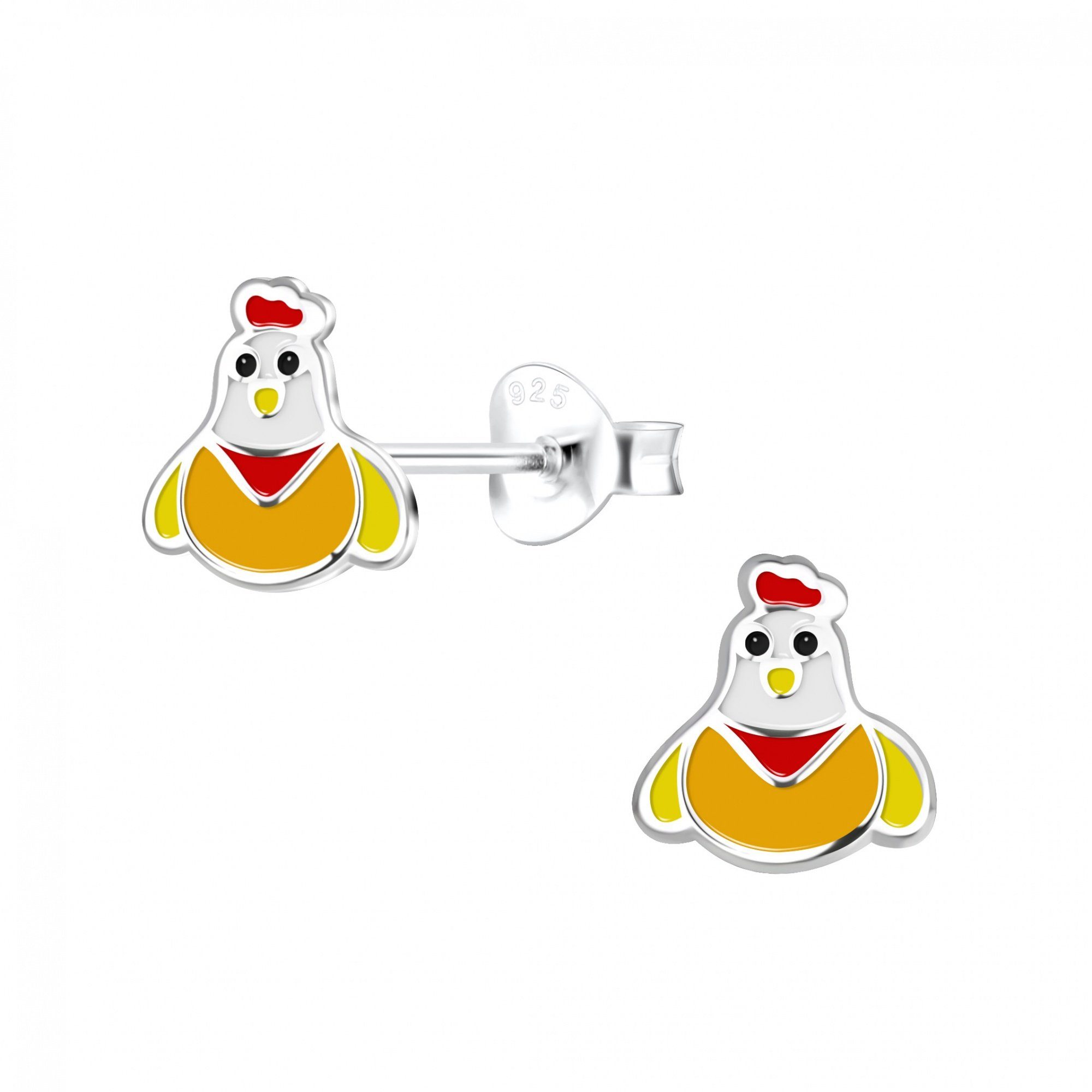 ALEXANDER YORK Paar Ohrstecker HUHN, 2-tlg. (Ohrstecker), 925 Sterling Silber