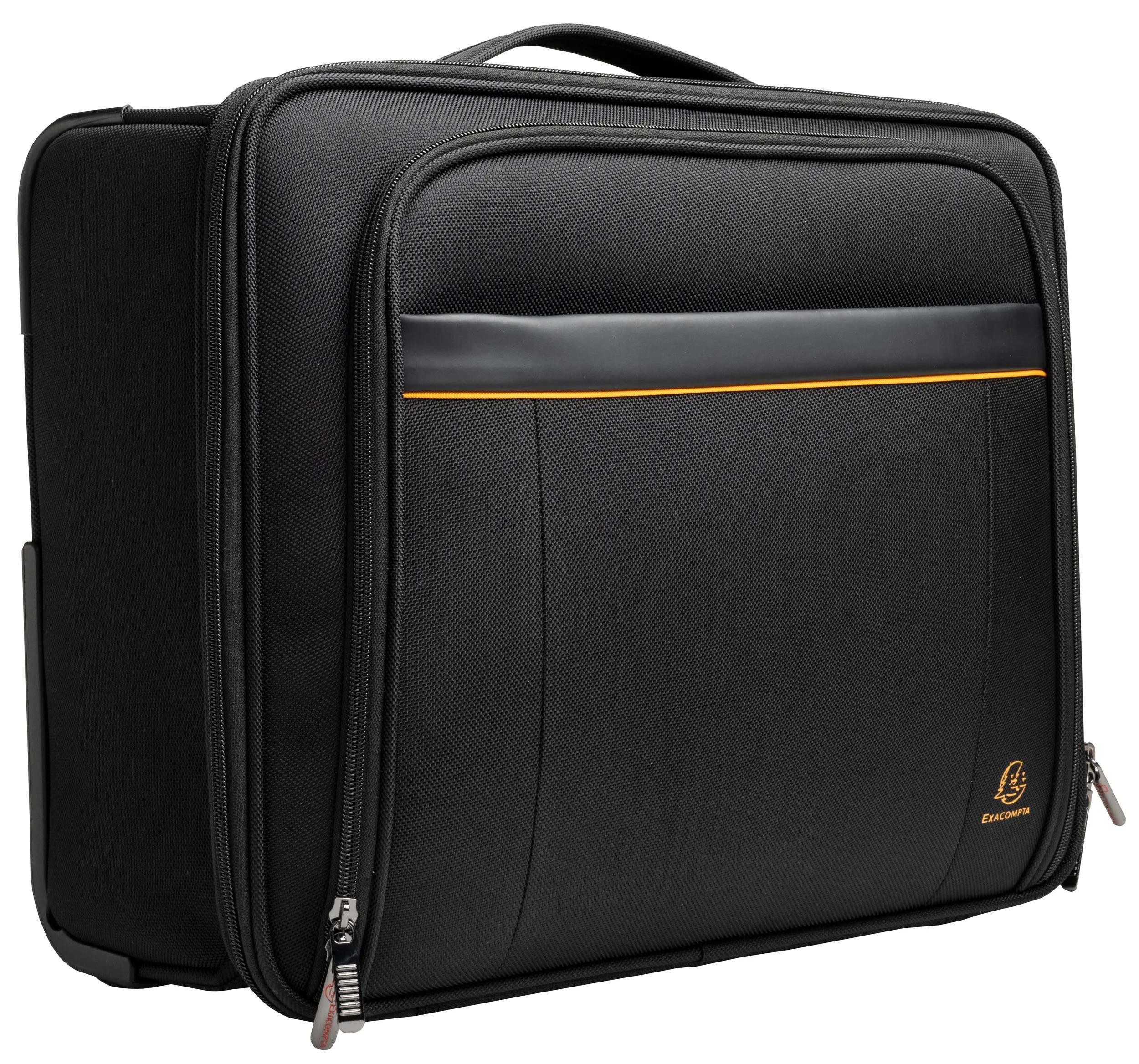 EXACOMPTA Business-Trolley Notebook-Trolley Eco, 44x37x20 cm, Exactive - Schwarz - 18334E, Multifunktionale Taschen