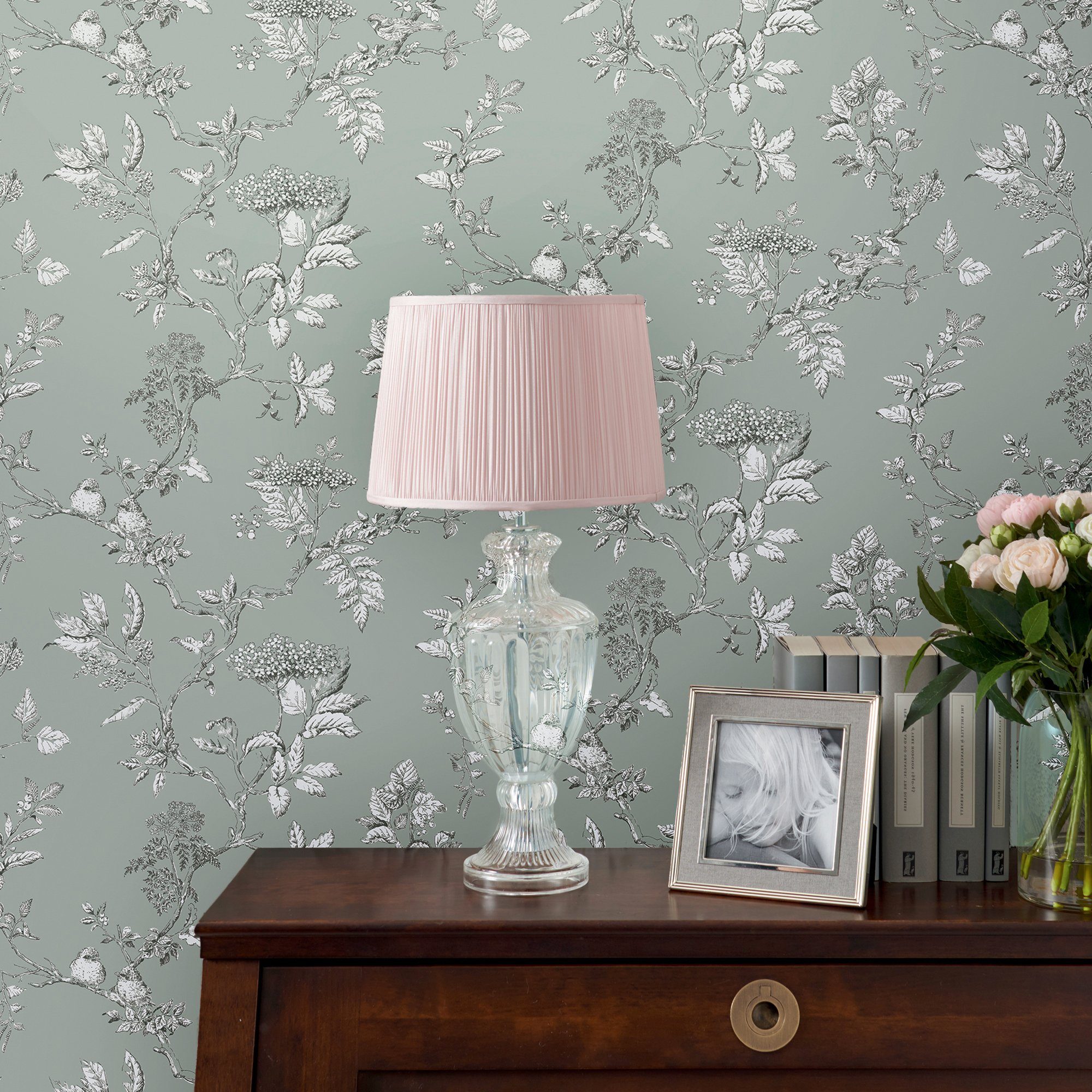 LAURA ASHLEY Vliestapete Elderwood, gemustert, FSC® günstig online kaufen