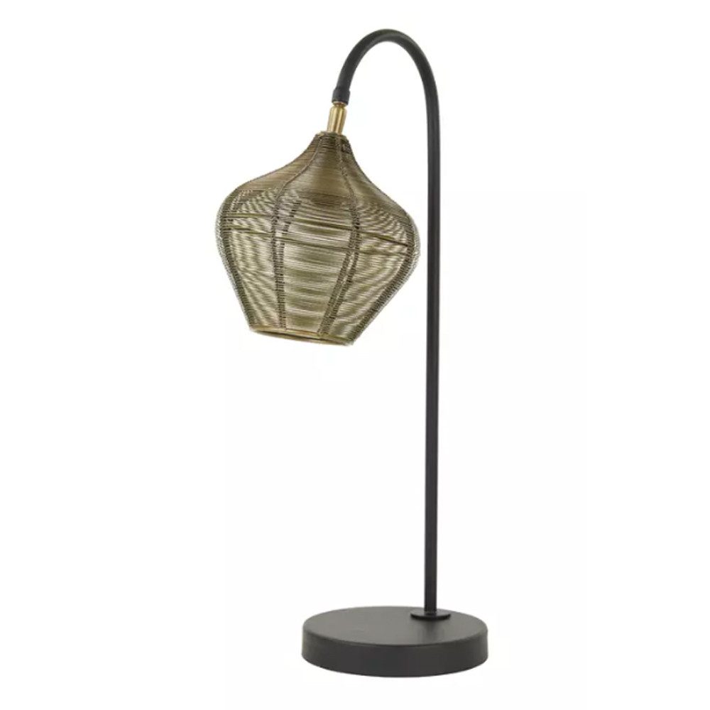 Light & Living Tischleuchte Tischleuchte ALVARO Light & Living Lampe 27x20x61 cm Bronze-Schwarz, Leuchtmittel nicht enthalten
