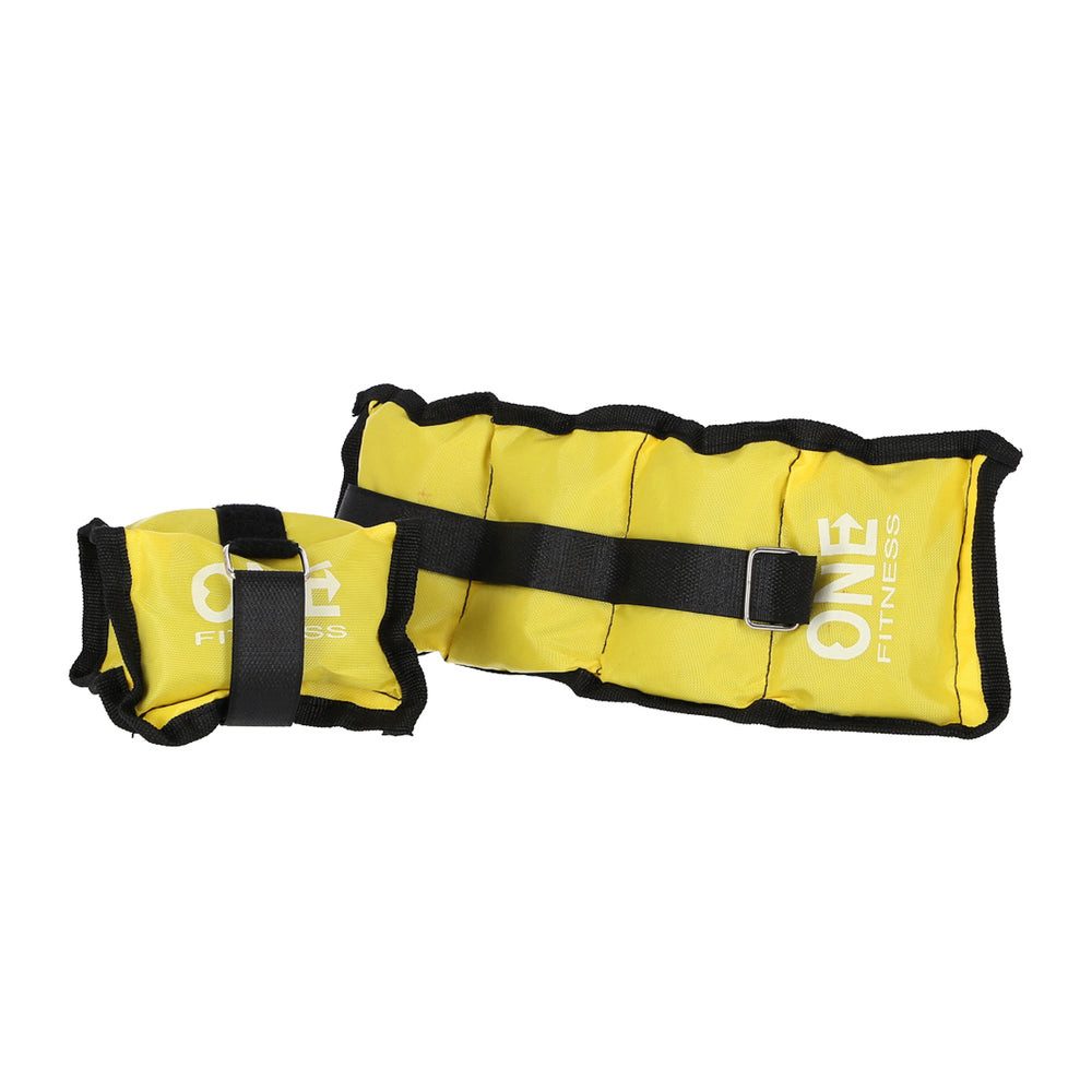 ONE FITNESS Trainingsmanschette Gewichtsmanschetten Krafttraining (Spar-Set, 2-tlg., Kraftsport), Für Hände und Füße dank sicherem Klettverschluss