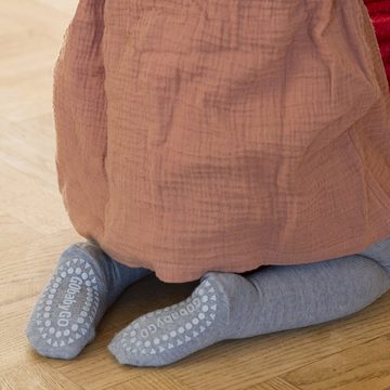 GoBabyGo Thermostrumpfhose Krabbel Strumpfhose aus Wolle mit ABS Noppen für Babys Kleinkinder