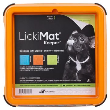 LickiMat Futterbehälter Keeper orange