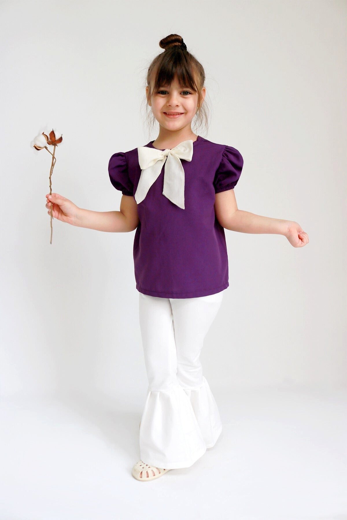 Shirt & Hose Set Lilyum - Bestehend aus Hose und Shirt mit weißer Schleife