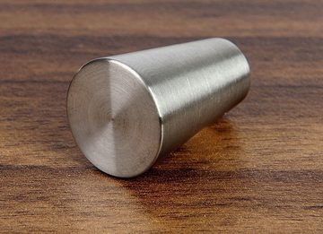 SO-TECH® Möbelknopf EK09 Ø 15 - 30 mm Edelstahl gebürstet, Edelstahl gebürstet Knopf Knauf incl. Schrauben