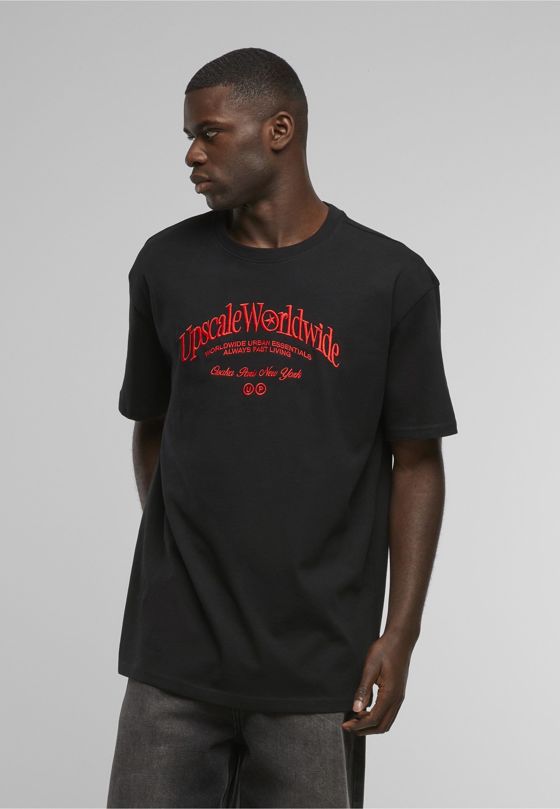 Upscale by Mister Tee T-Shirt Upscale by Mister Tee Upscale World Wide Heavy Oversize Tee (1-tlg)