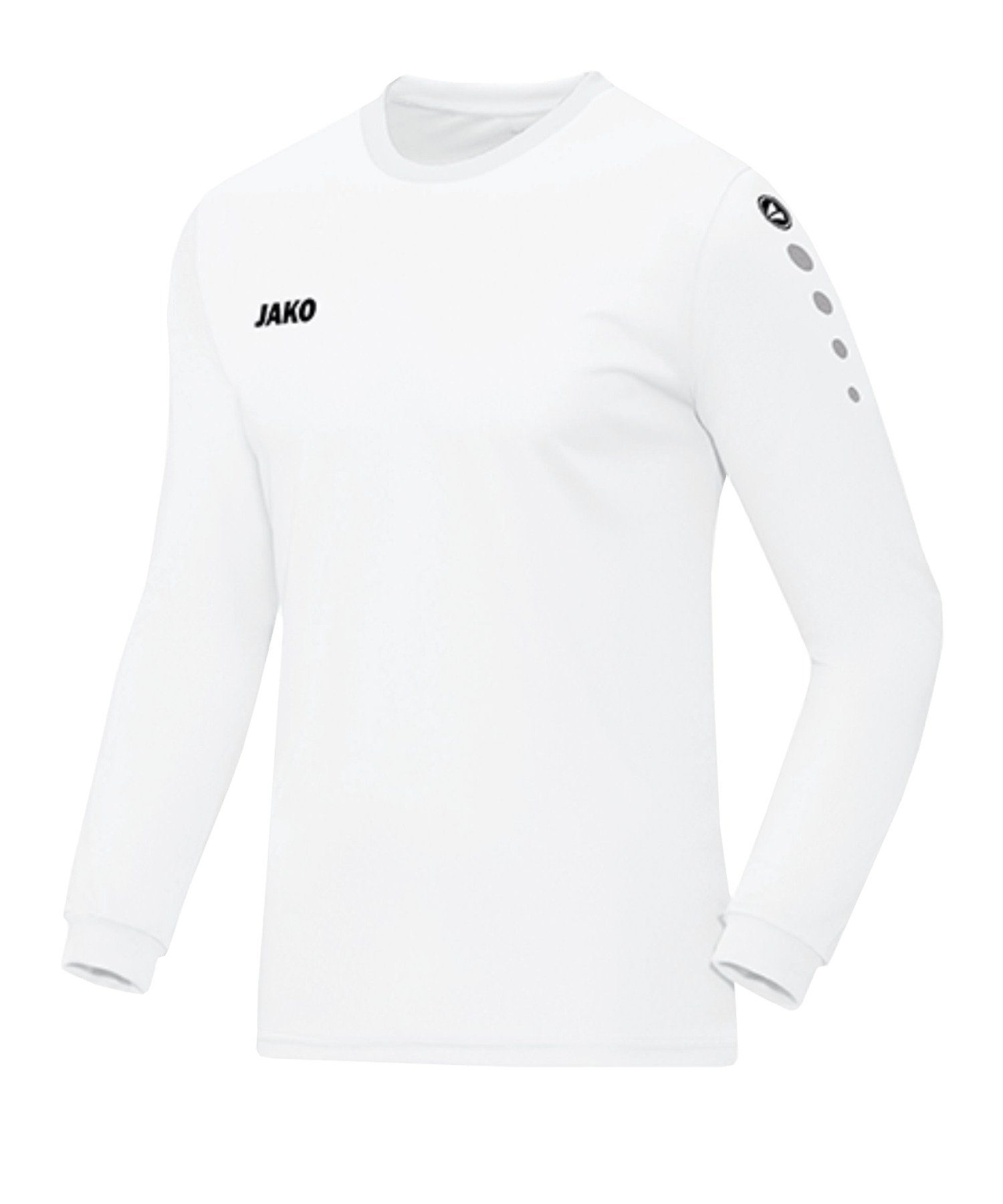 Jako Fußballtrikot Team Trikot langarm Kids weiss