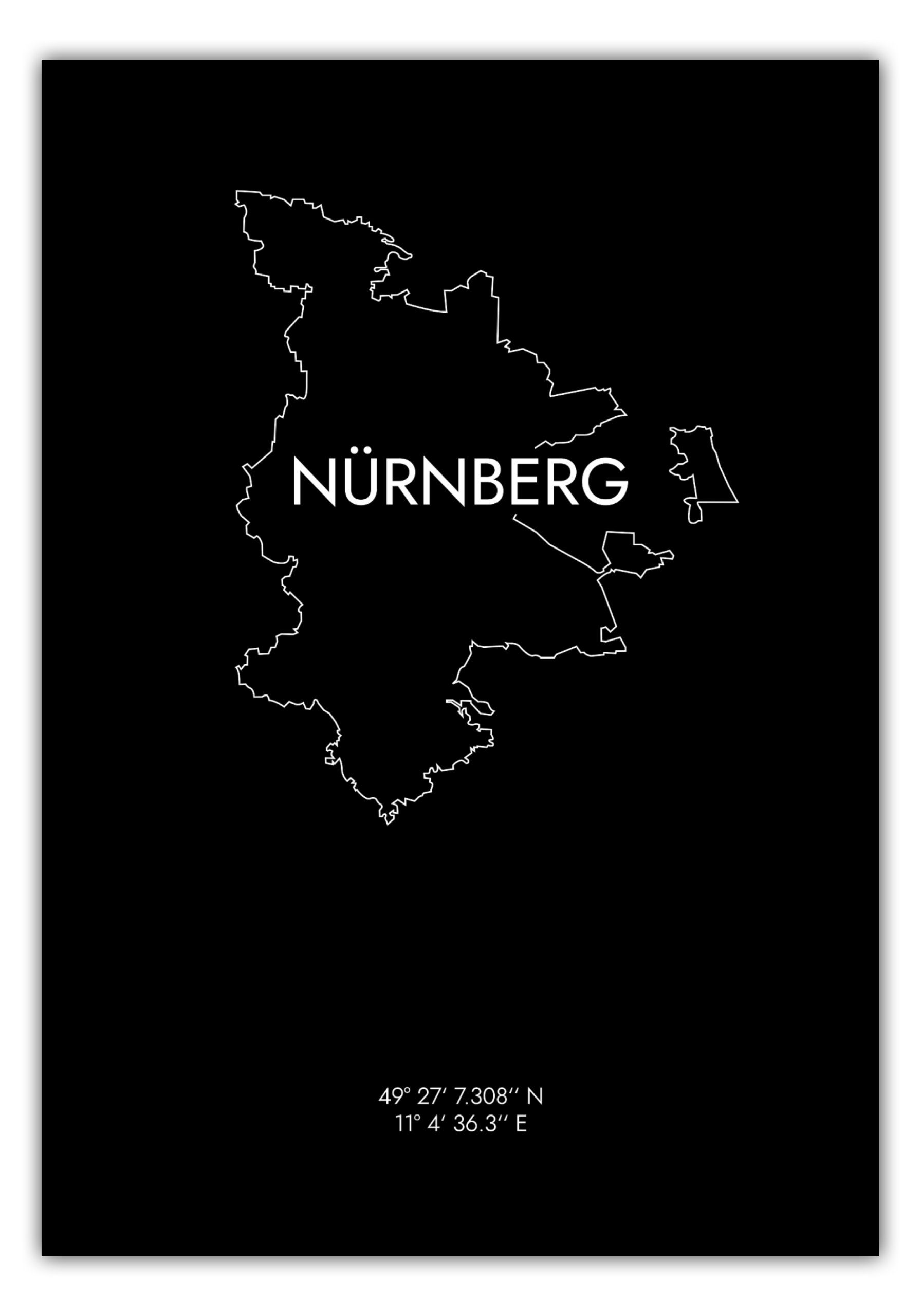 MOTIVISSO Poster Nürnberg Koordinaten #8