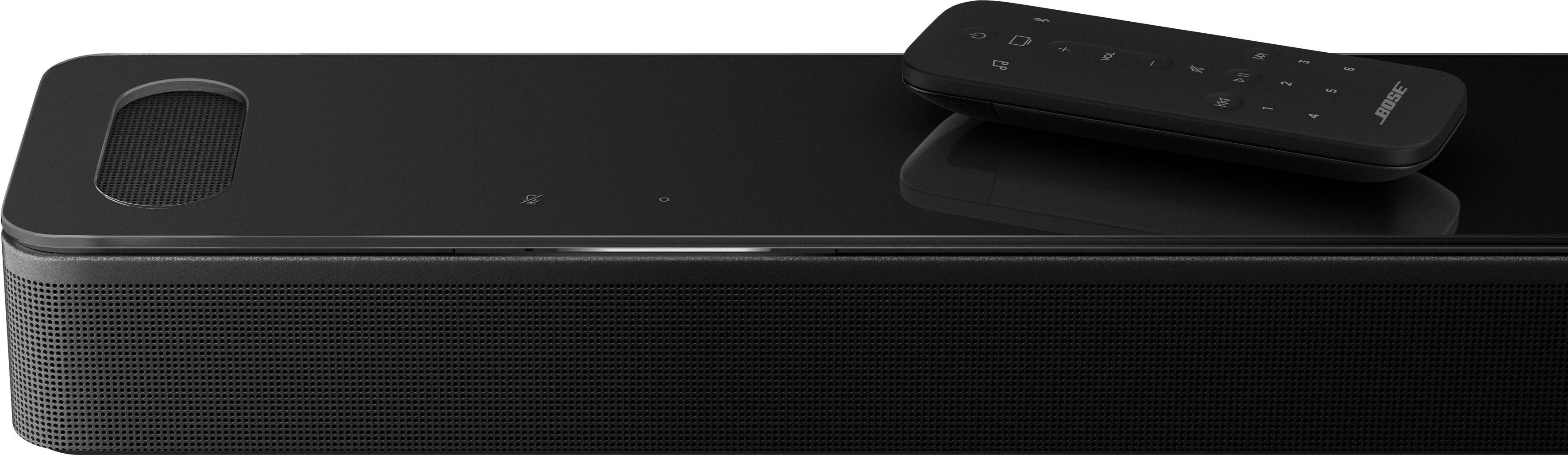 (Bluetooth, und Assistant) mit LAN 900 schwarz Alexa Smart Soundbar Google (Ethernet), Bose Amazon Soundbar