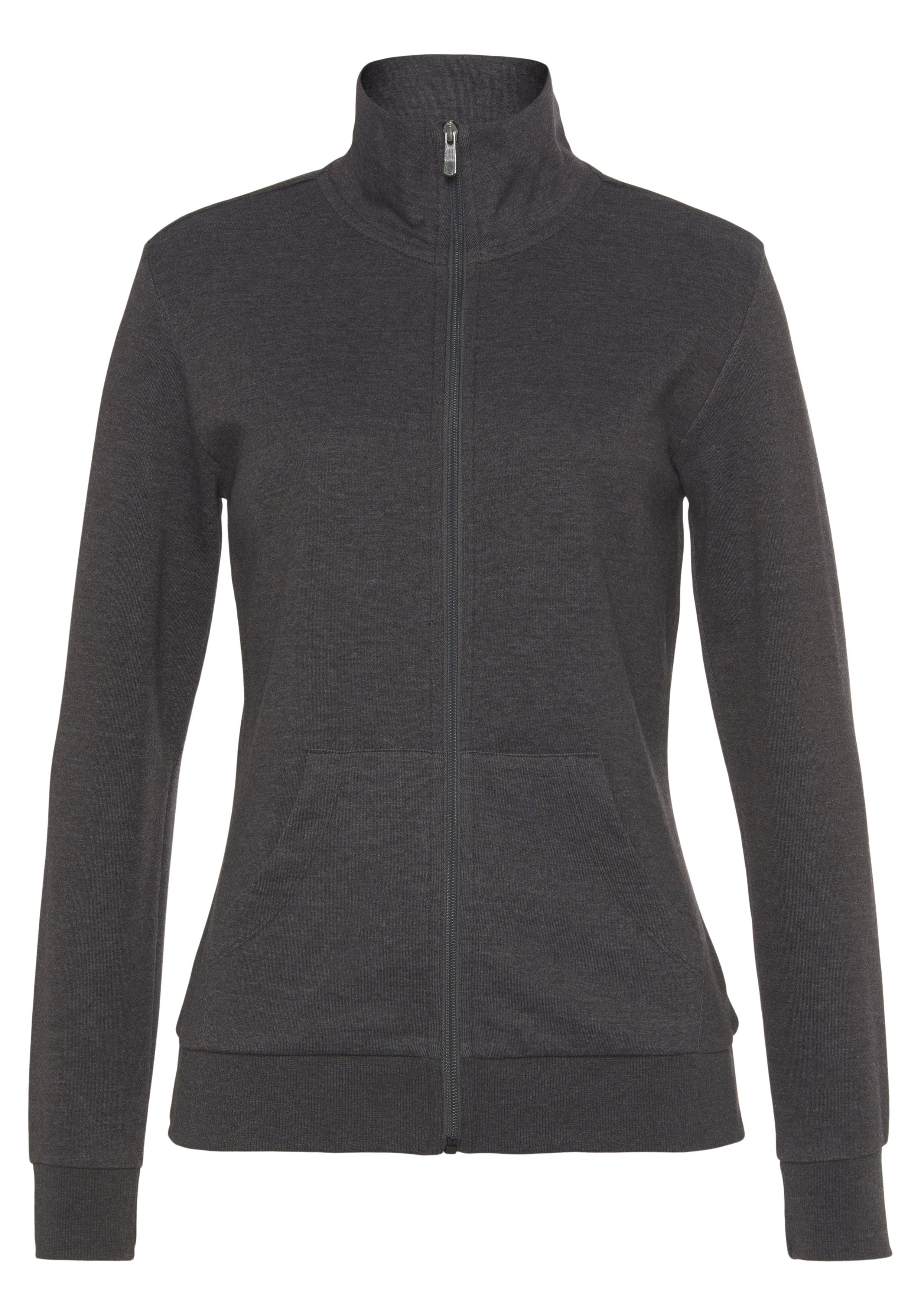 Bench. Loungewear Sweatjacke mit glänzender Logostickerei am Stehkragen, Loungewear – Bild 2 von 5