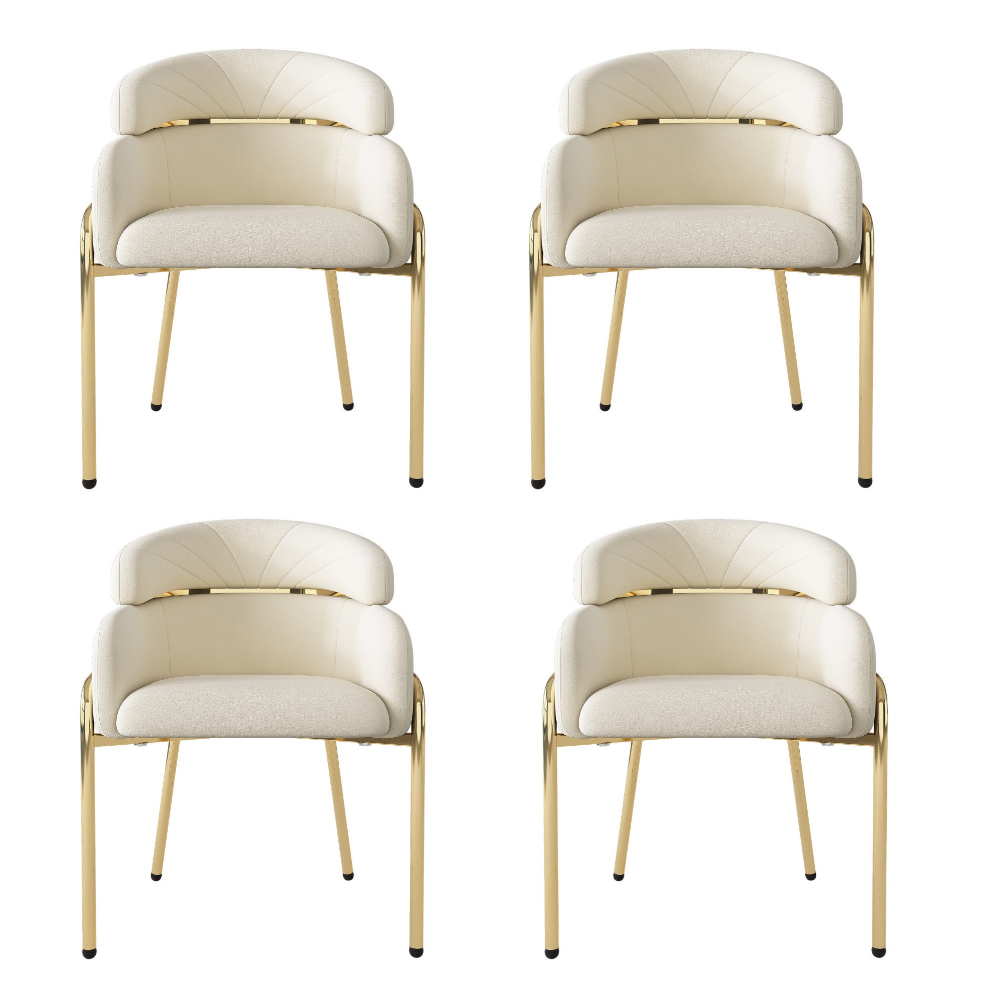 MODFU Polsterstuhl Esszimmerstuhl (4 St), Schlafzimmer, günstig online kaufen