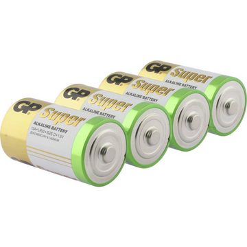 GP Batteries GP Alkaline-Batterien Mono, 4er Batterie