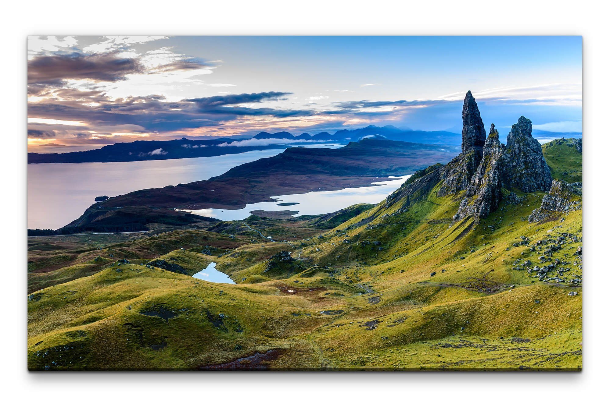 Leinwandbild Bilder XXL Schottland Wandbild auf Leinwand