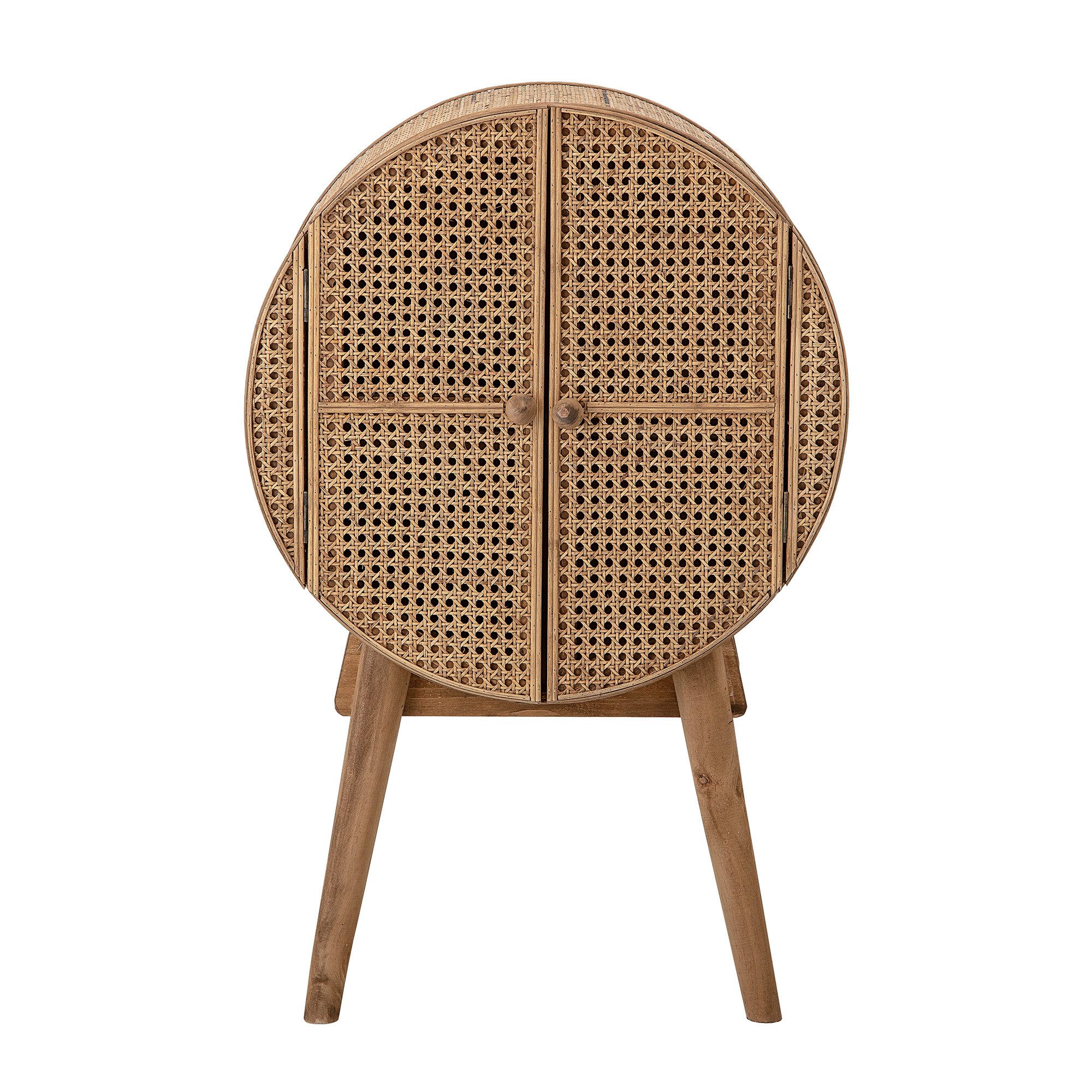 Bloomingville Kommode Bloomingville Kabinett Otto, Farbe Natur, aus Rattan, Ma§e