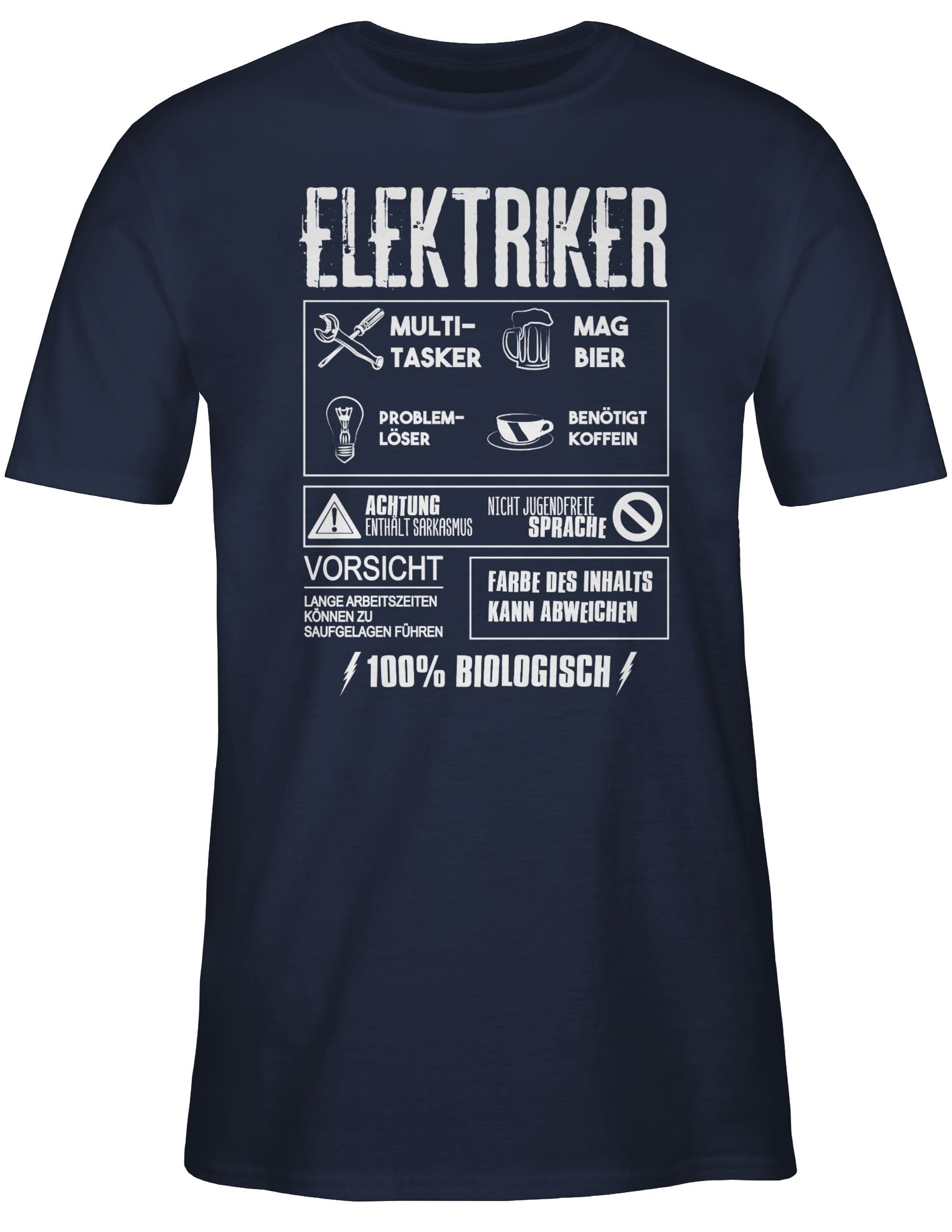 Shirtracer T-Shirt Elektriker - Geschenk Geschenkideen günstig online kaufen
