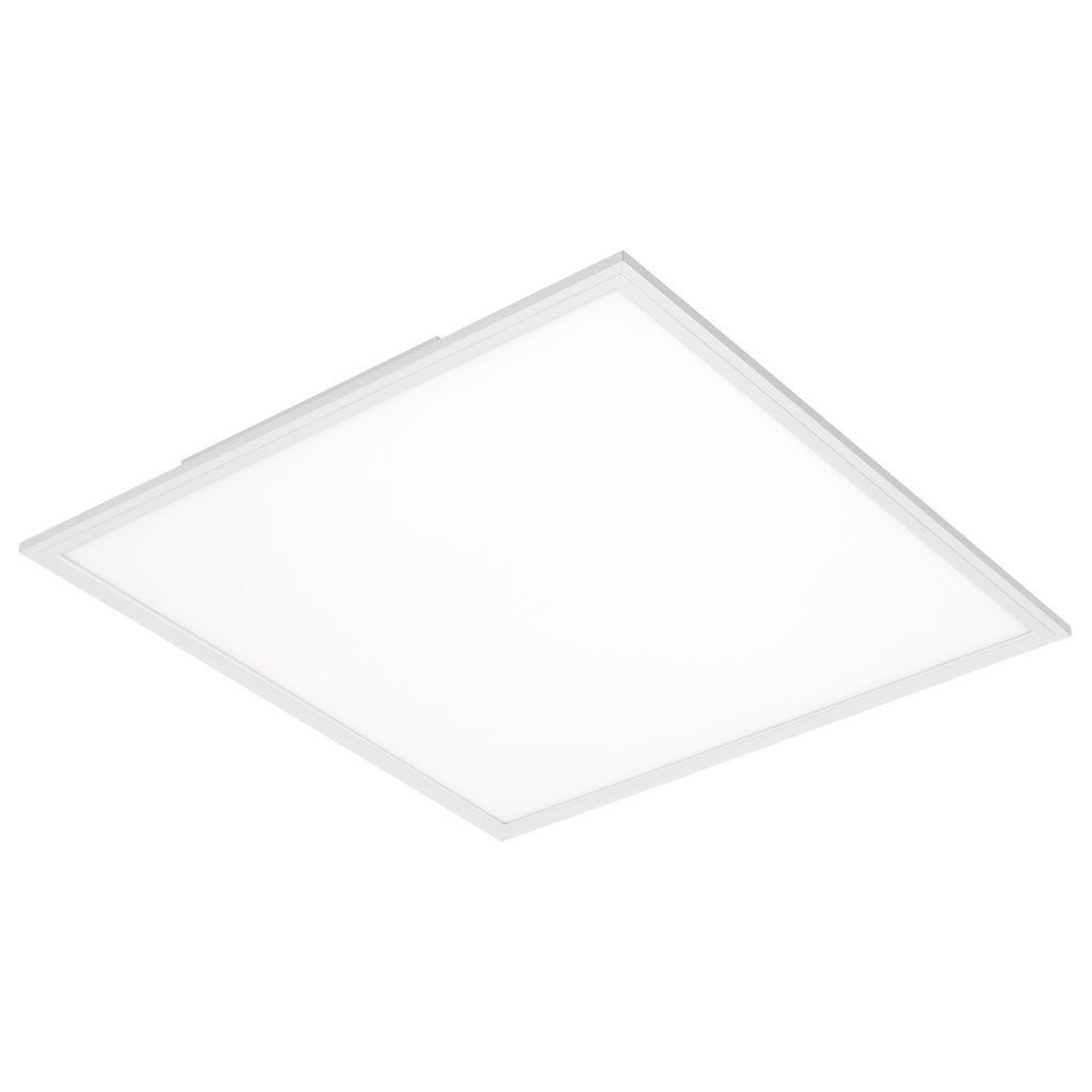 Briloner Leuchten LED Deckenleuchte 7192-016, LED fest integriert, 2700K - Extra-Warmweiß, Deckenlampe, 59,5x59,5x6cm, Weiß, 38W, Wohnzimmer, Schlafzimmer, Flur