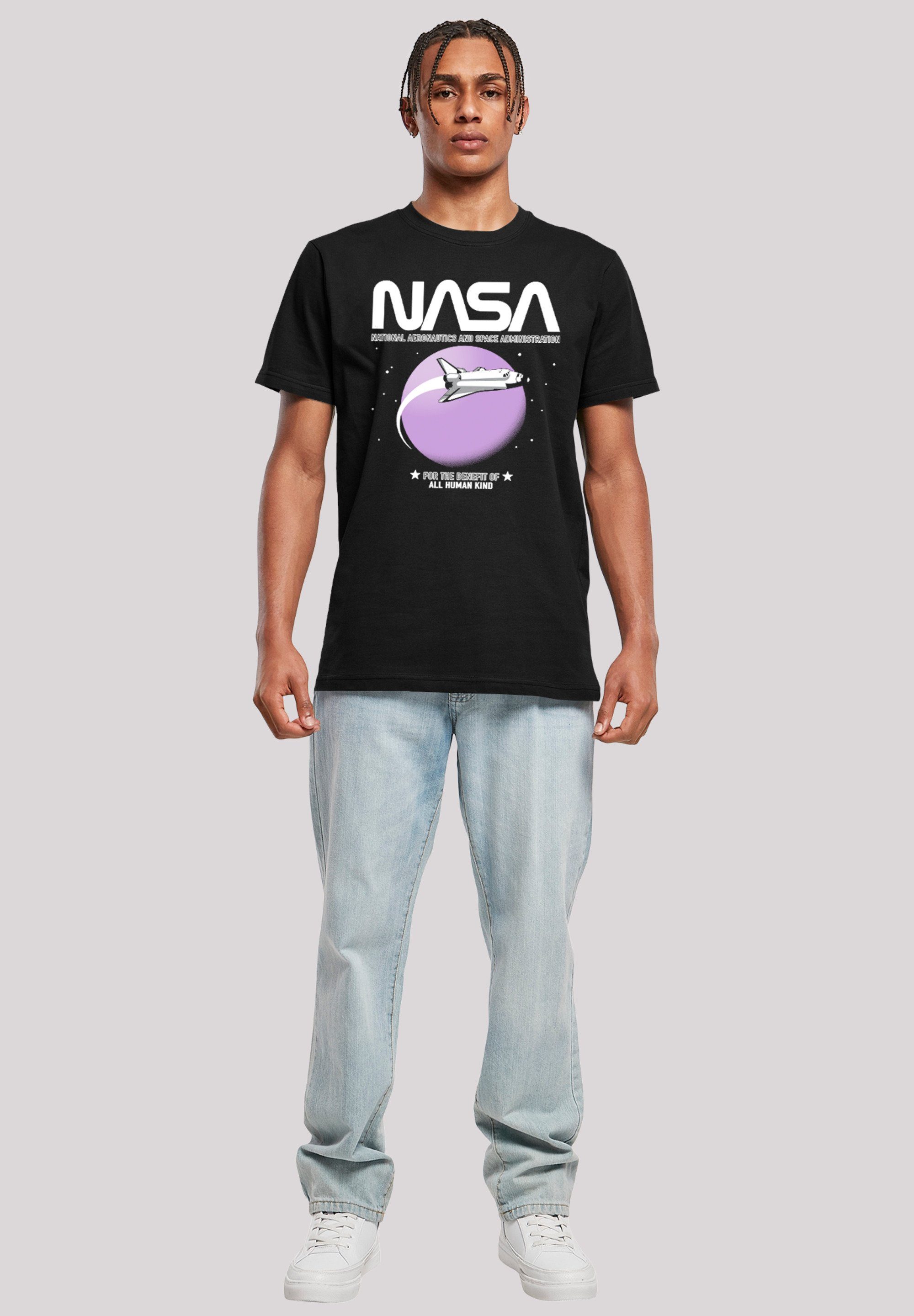 F4NT4STIC Merch,Regular-Fit,Basic,Bedruckt T-Shirt Herren,Premium Shuttle NASA Orbit