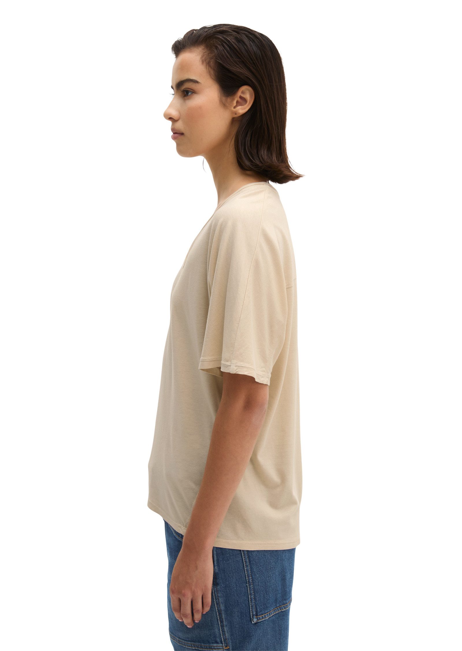 Marc O'Polo T-Shirt aus feinem Slub-Jersey