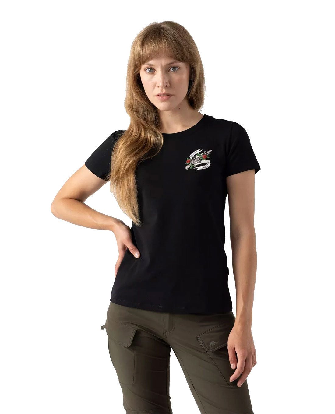 Helikon-Tex T-Shirt Women's T-Shirt Slim (Come and take it) - Black