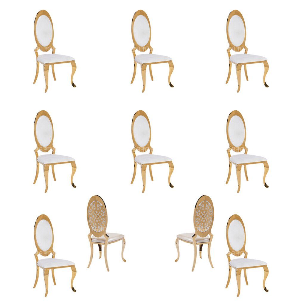 Europa JVmoebel Esszimmer St), in Made Polster Stuhl Stuhl Design Stühle Garnitur Set (8 Gruppe Sessel 8x
