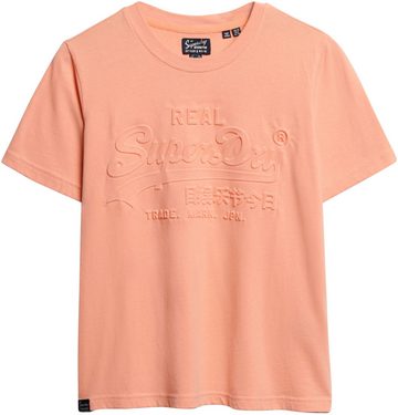 Superdry Kurzarmshirt EMBOSSED VL RELAXED T SHIRT