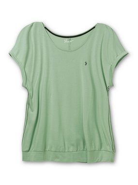 Sheego T-Shirt Große Größen aus Baumwoll-Modal-Mix