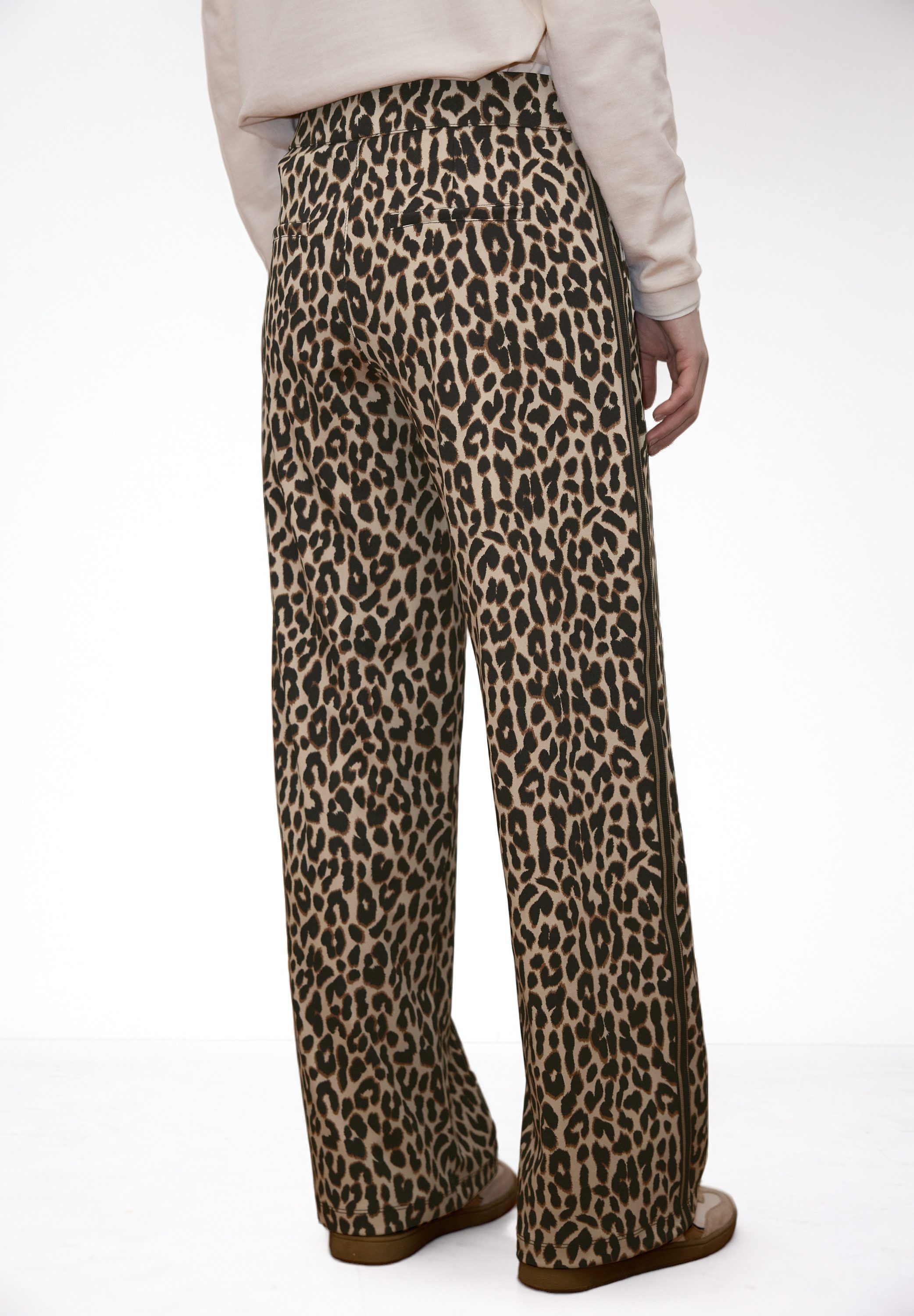 STREET ONE STUDIO Culotte mit Leo-Muster günstig online kaufen