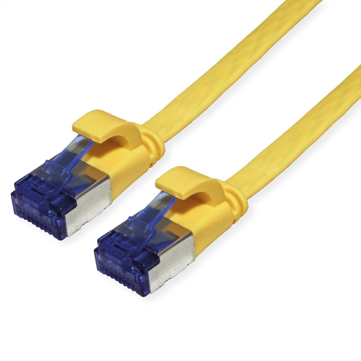 VALUE Patchkabel Cat.6A (Class EA) FTP LAN-Kabel, RJ-45 Männlich (Stecker), RJ-45 Männlich (Stecker) (50.0 cm), extra-flach