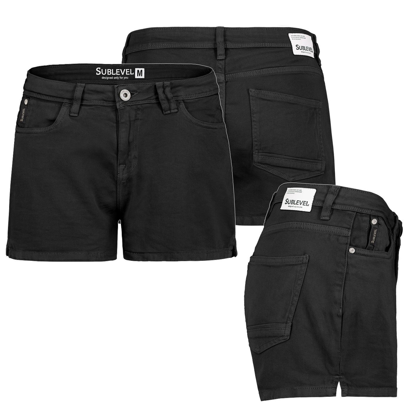 SUBLEVEL Bermudas Damen Jeans Shorts Bermuda günstig online kaufen