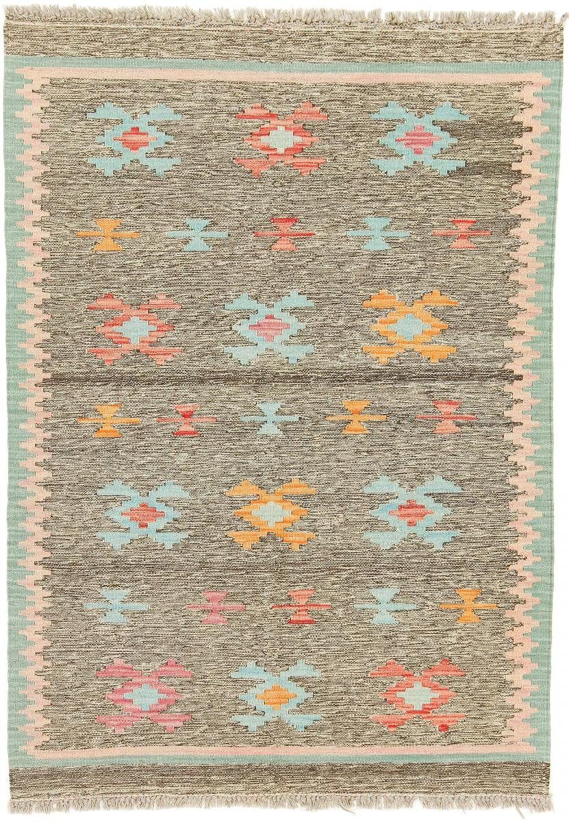 Orientteppich Kelim Afghan 103x145 Handgewebter Orientteppich, Nain Trading, rechteckig, Höhe: 3 mm