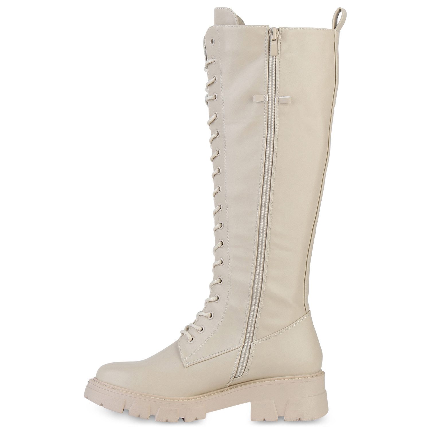 VAN HILL 840594 Schnürstiefel Damen Schnürstiefel Stiefel Plateau Vorne Pro günstig online kaufen