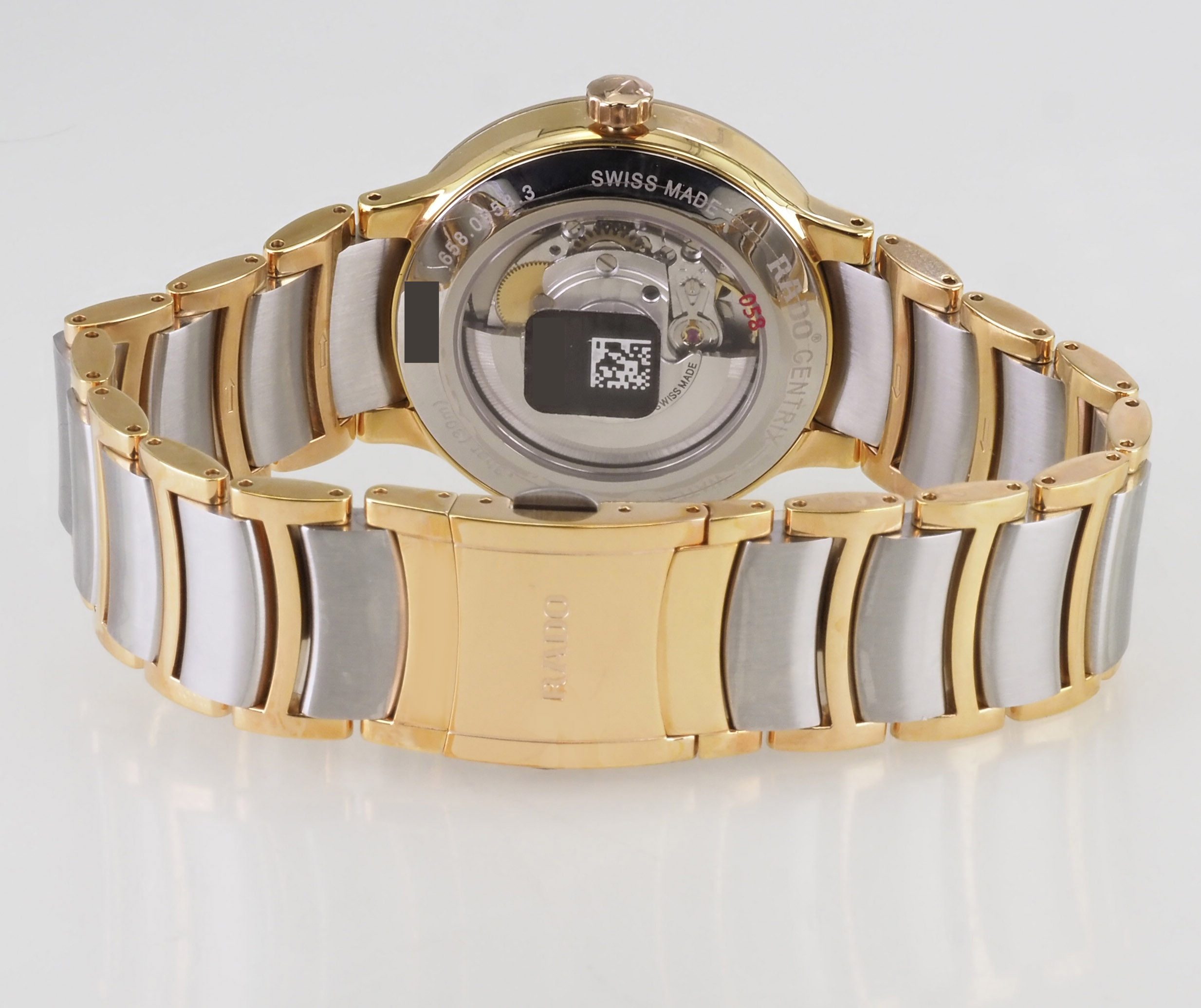 Rado Automatikuhr schweizer Herren Uhr Ø 38 mm Automatik R30953123 Centrix