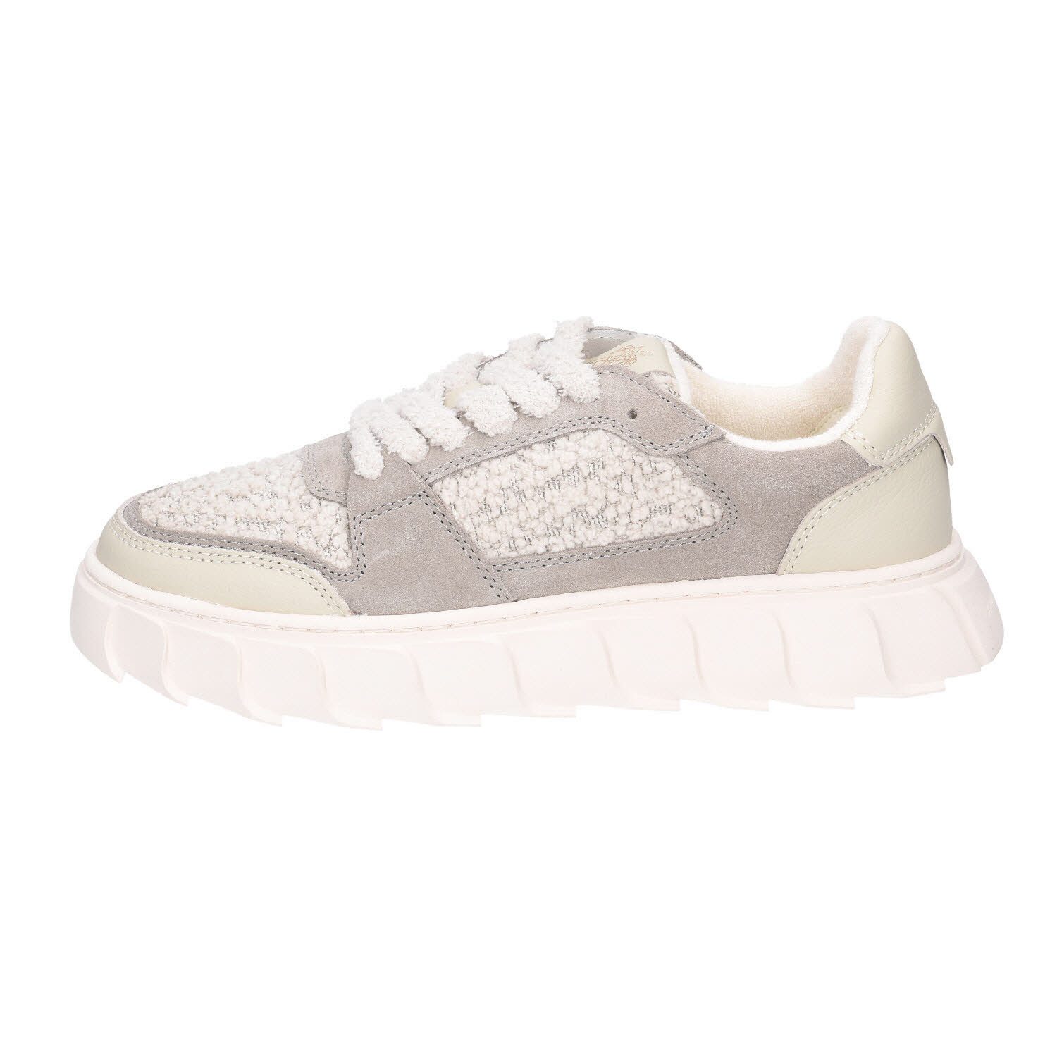 Apple of Eden London 12 Lt. Grey Schnürschuh