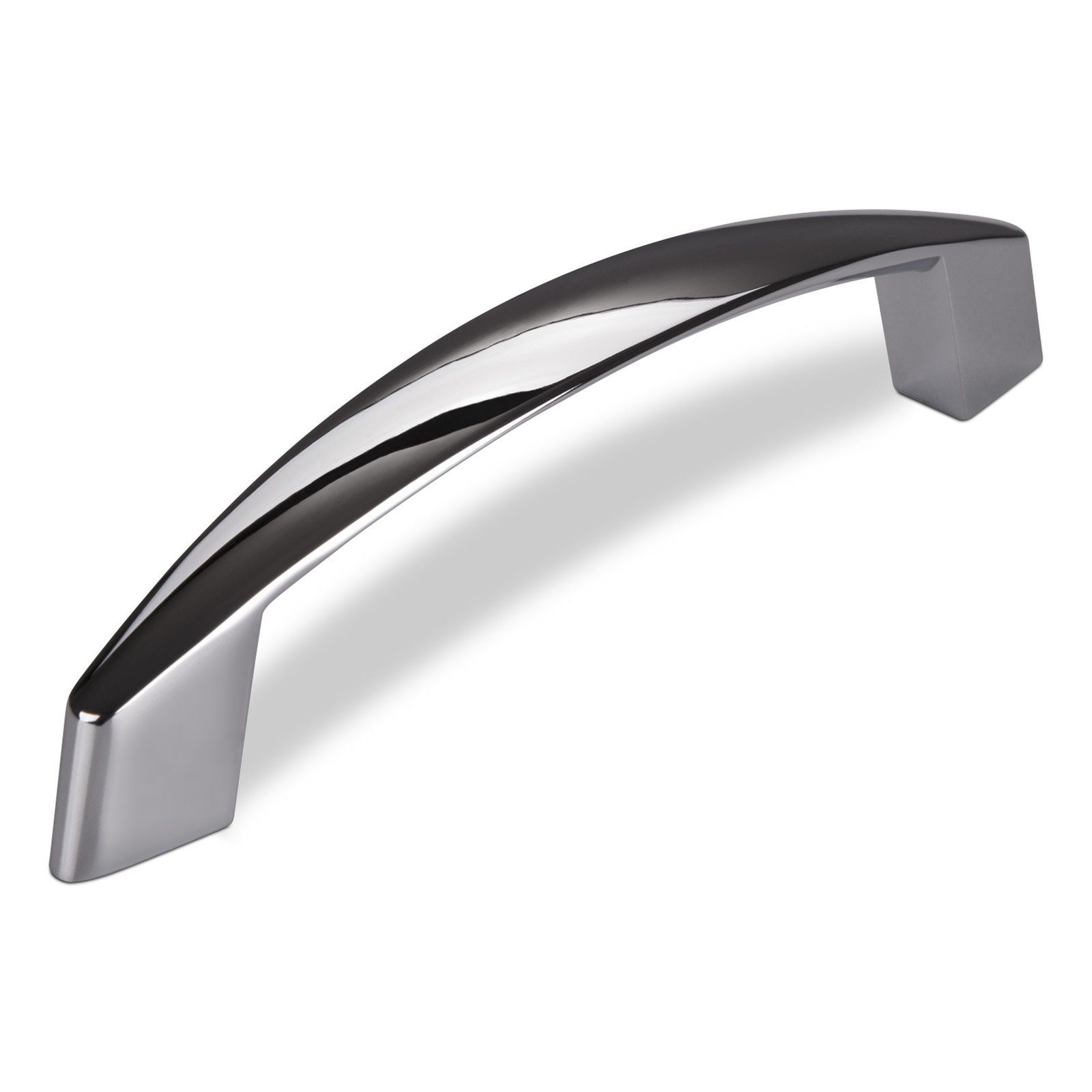 SO-TECH® Möbelgriff Bügelgriff THEA BA 96 - 128 mm - incl. Schrauben, Lochabstand 96 mm Chrom poliert - inkl. Schrauben