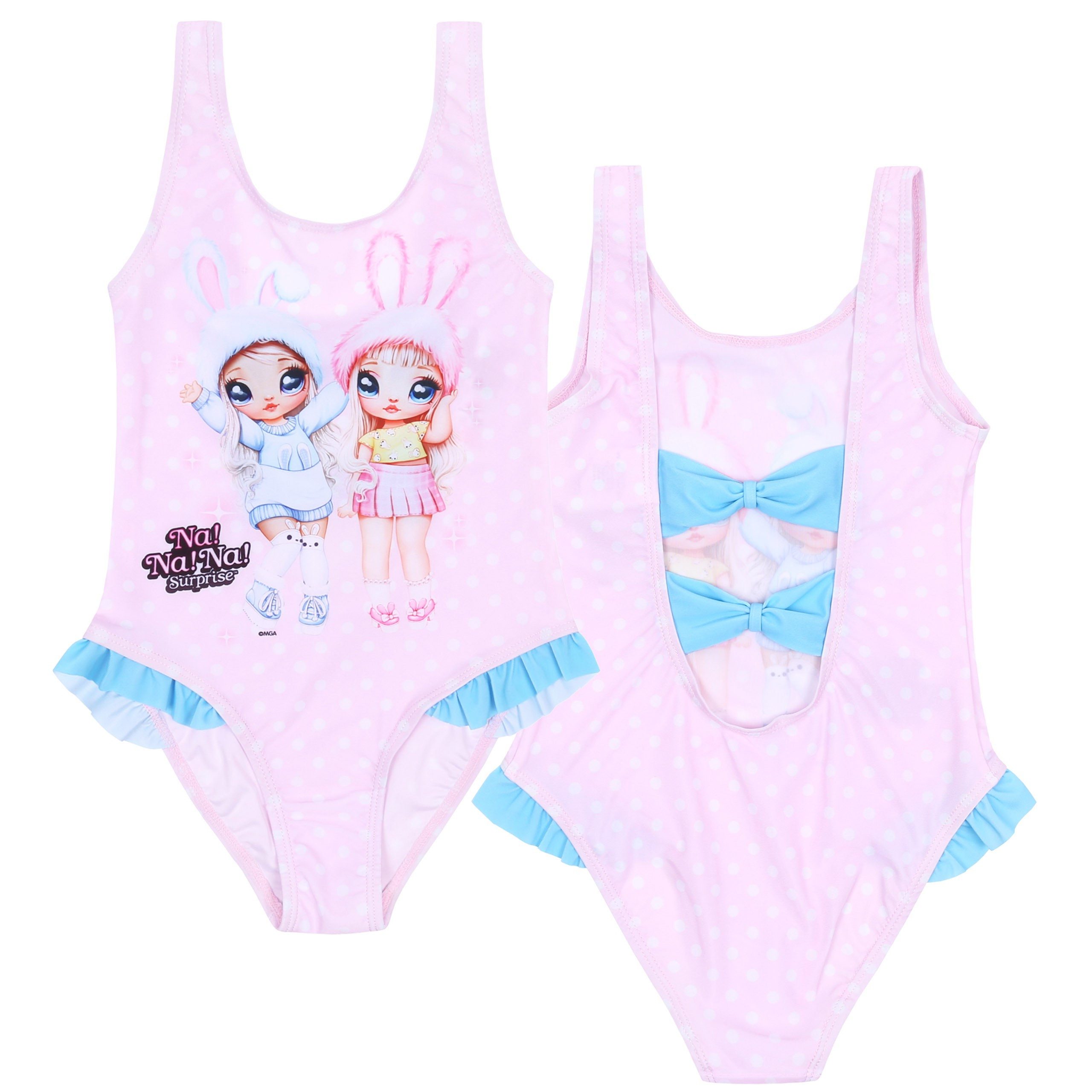 Sarcia.eu Badekleid Pinker einteiliger Badeanzug Na! Na! Na! Surprise 4-5 Jahre