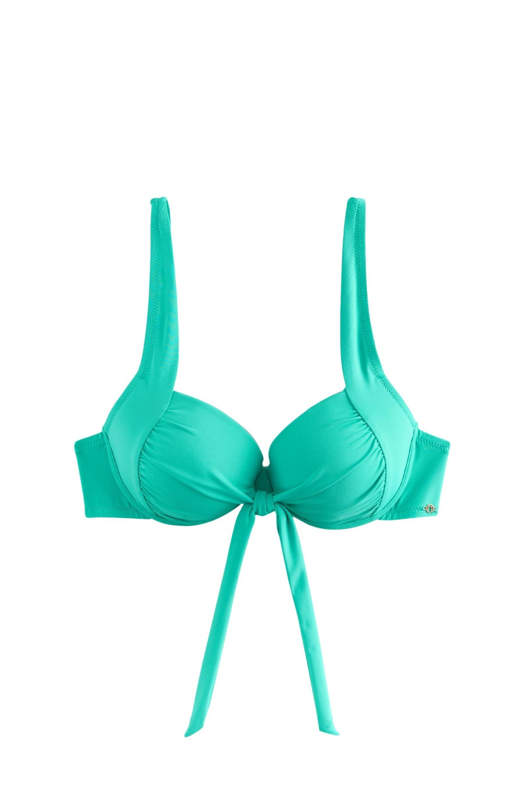 Next Bügel-Bikini-Top Wattiertes Bikinioberteil mit Bügel und Schleife (1-S günstig online kaufen