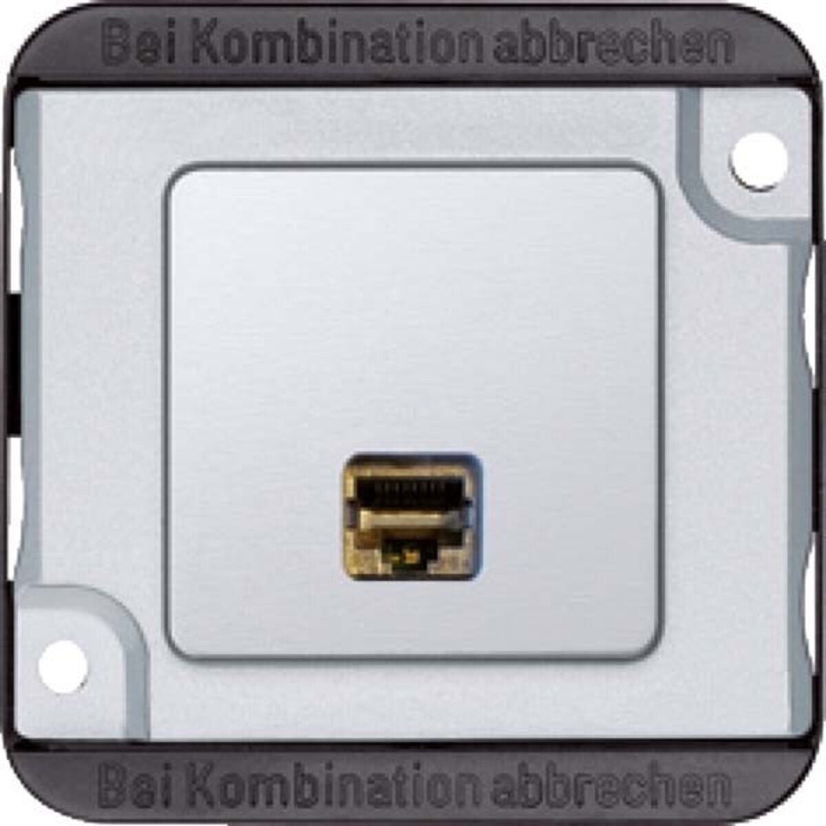 merten Merten Anschlussmodul-RJ45 1-f. MEG4576-7021 Netzwerk-Patch-Panel