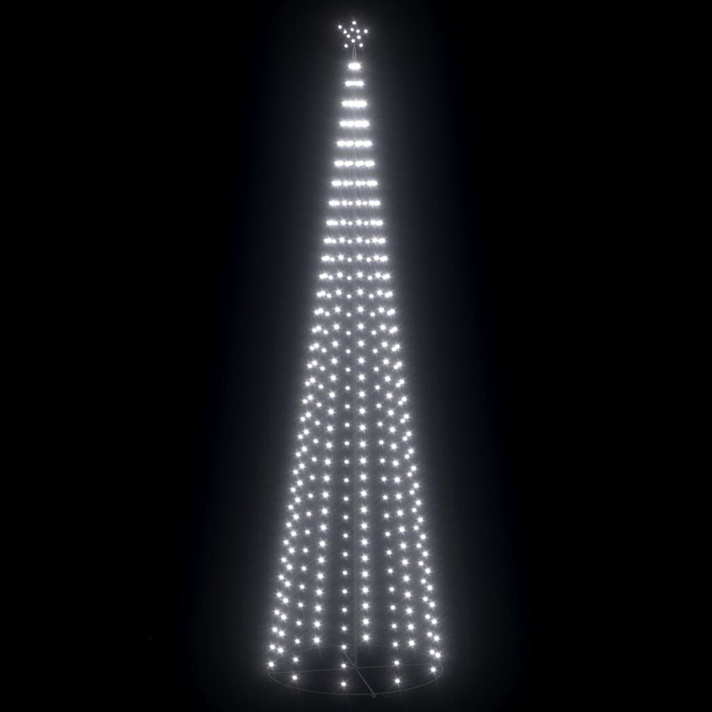 DOTMALL Christbaumschmuck Lichterbaum mit Weihnachtsbaum 752 mit funkelnd LEDs Kaltweiß Sternspitze