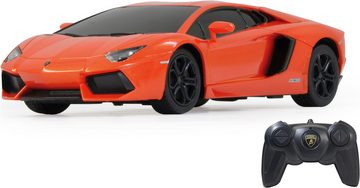Jamara RC-Auto Deluxe Cars, Lamborghini Aventador, 1:24, orange, 2,4GHz