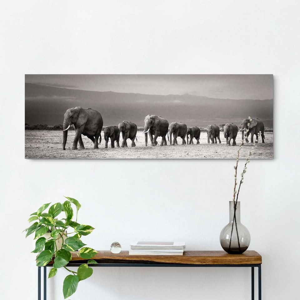 Reinders! Wandbild Elefantenparade