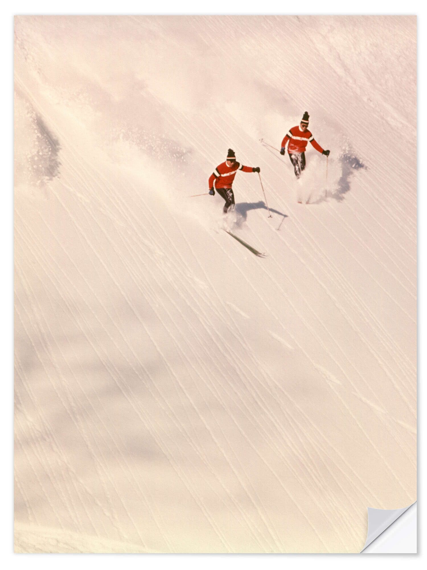 Wandfolie Vintage Ski Collection