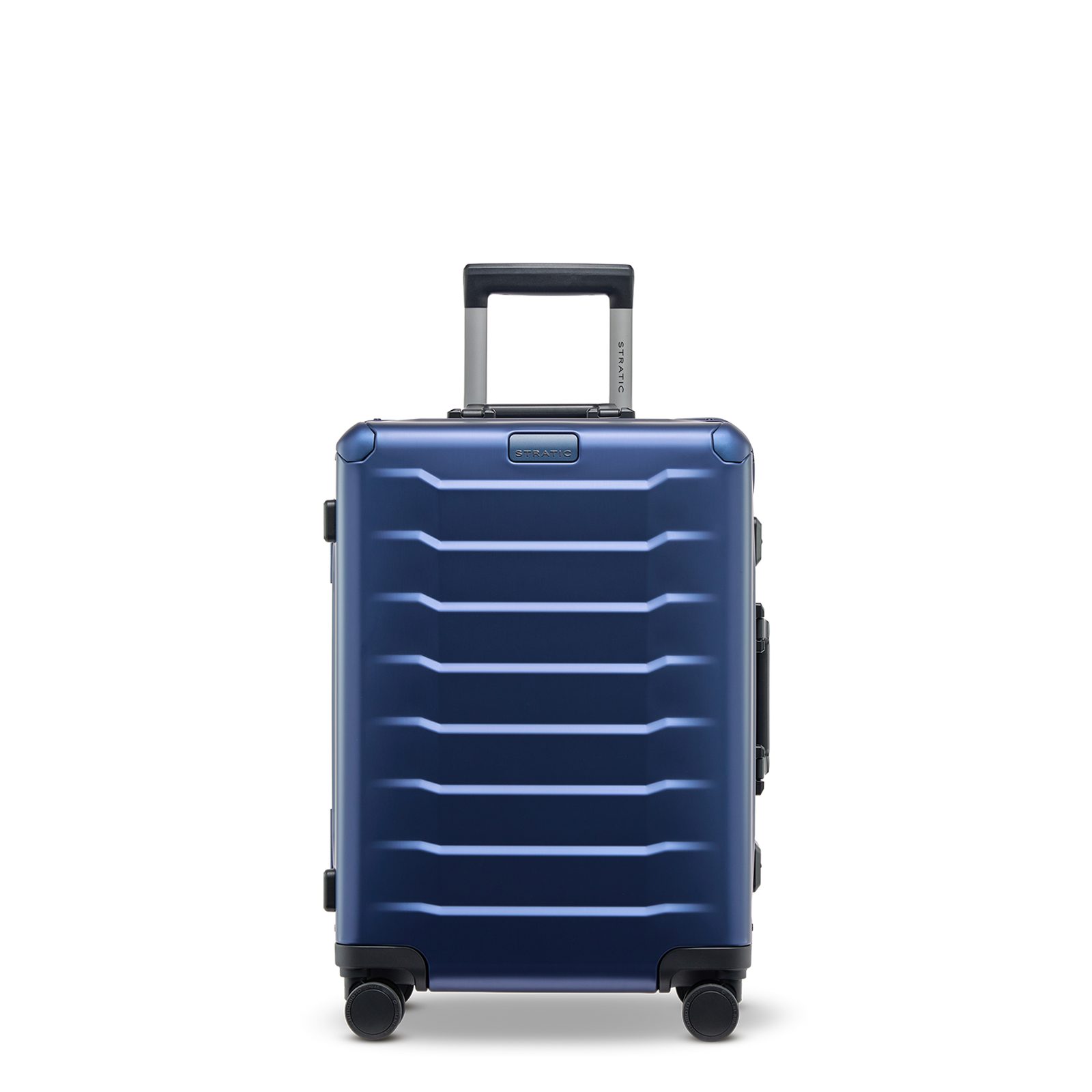 Stratic Hartschalen-Trolley PHOENIX ALU - 4-Rollen-Kabinen-Trolley S 55 cm, 4 Rollen