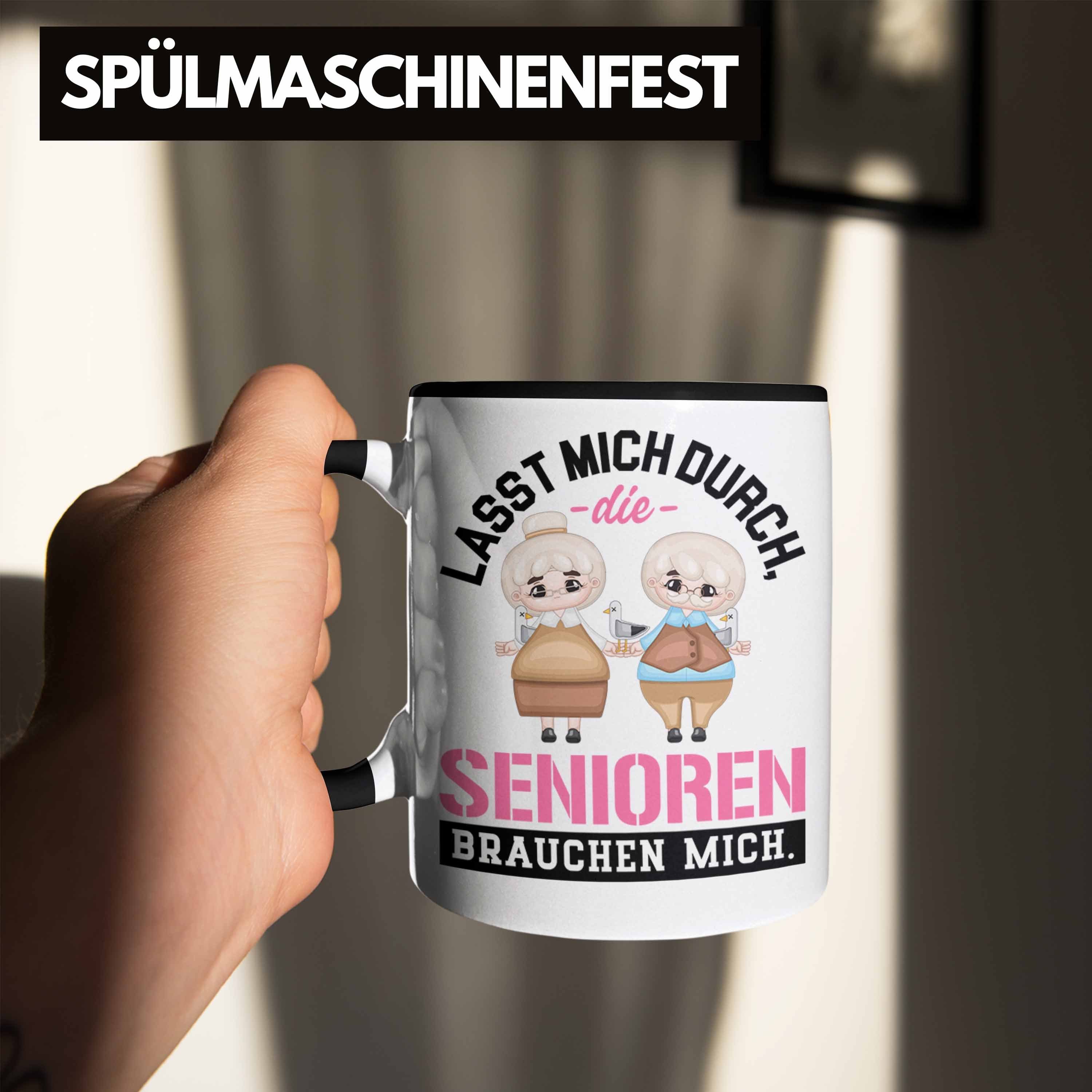 Trendation Tasse Altenpflegerin Tasse Geschenk Spruch Frauen Lasst Mich Durch Die Senio