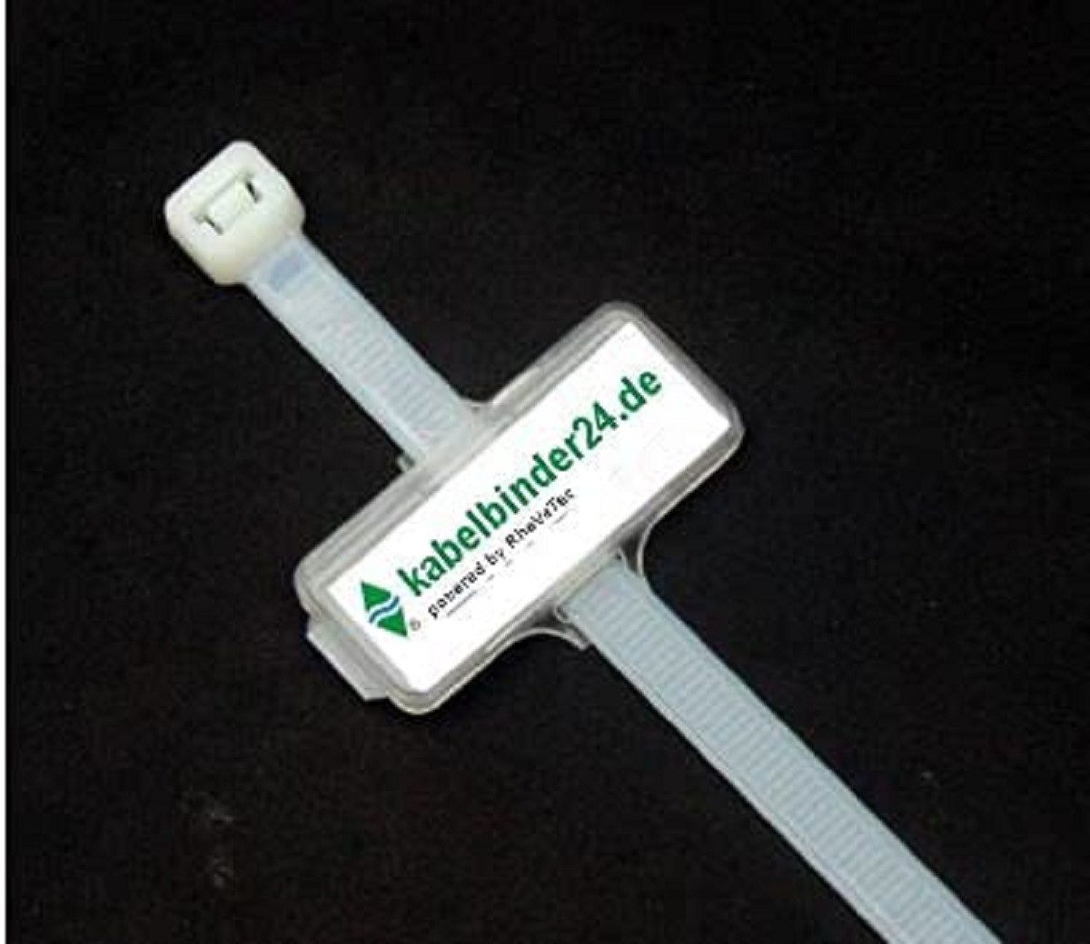 RheVeTec RheFLEX Kabelbinder Markierboxen Mini für Kabelbinder MBM Kabelbeschriftung Transparent / Wasserfest (Spritzwasser, Regen etc)