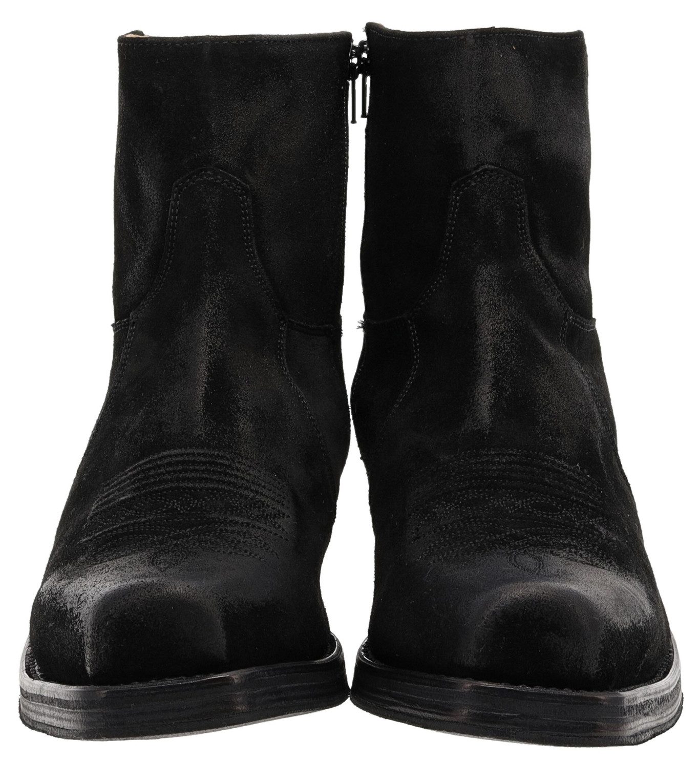 Sendra Boots 7826 Schwarz Westernstiefelette Goodyear Welt