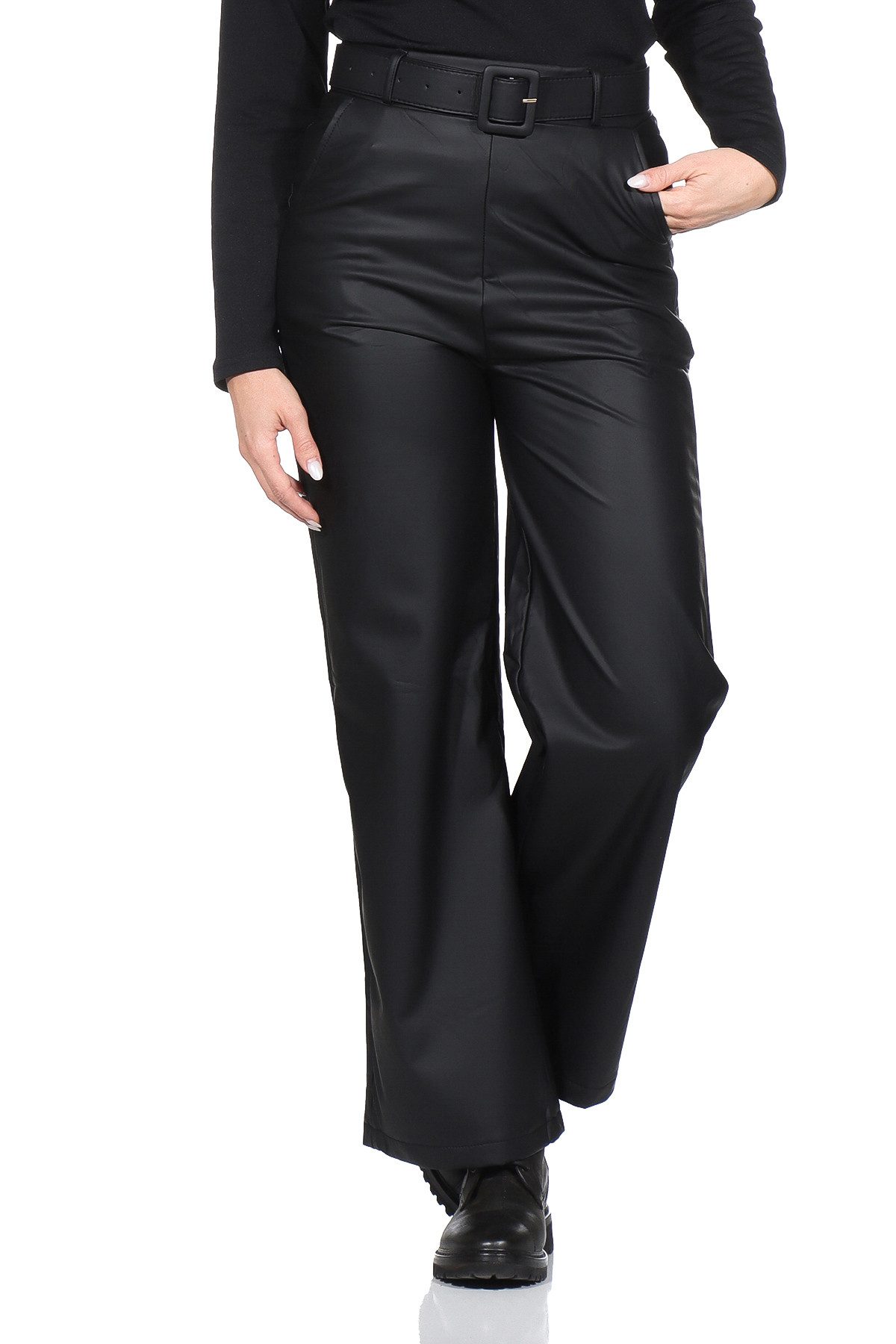 OriginalYou Lederimitathose Damen Leder Culotte moderne günstig online kaufen