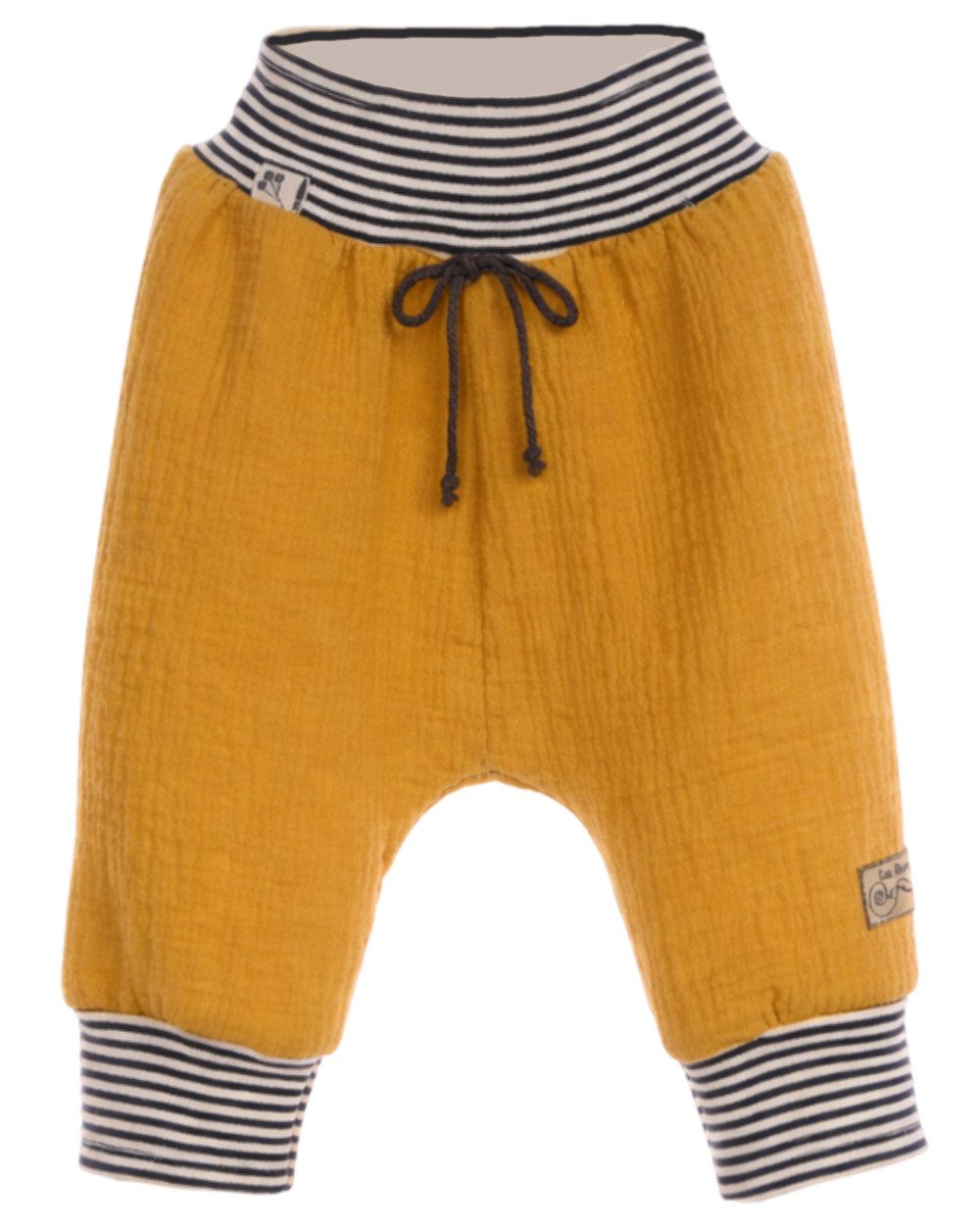 La Bortini Schlupfhose Baby Hose aus Musselin Sommerhose für Neugeborene unisex (Erstlingshose für Mädchen und Jungen) luftig, weich, sommerlich, 44 46 48 50 56 62 68 74 80