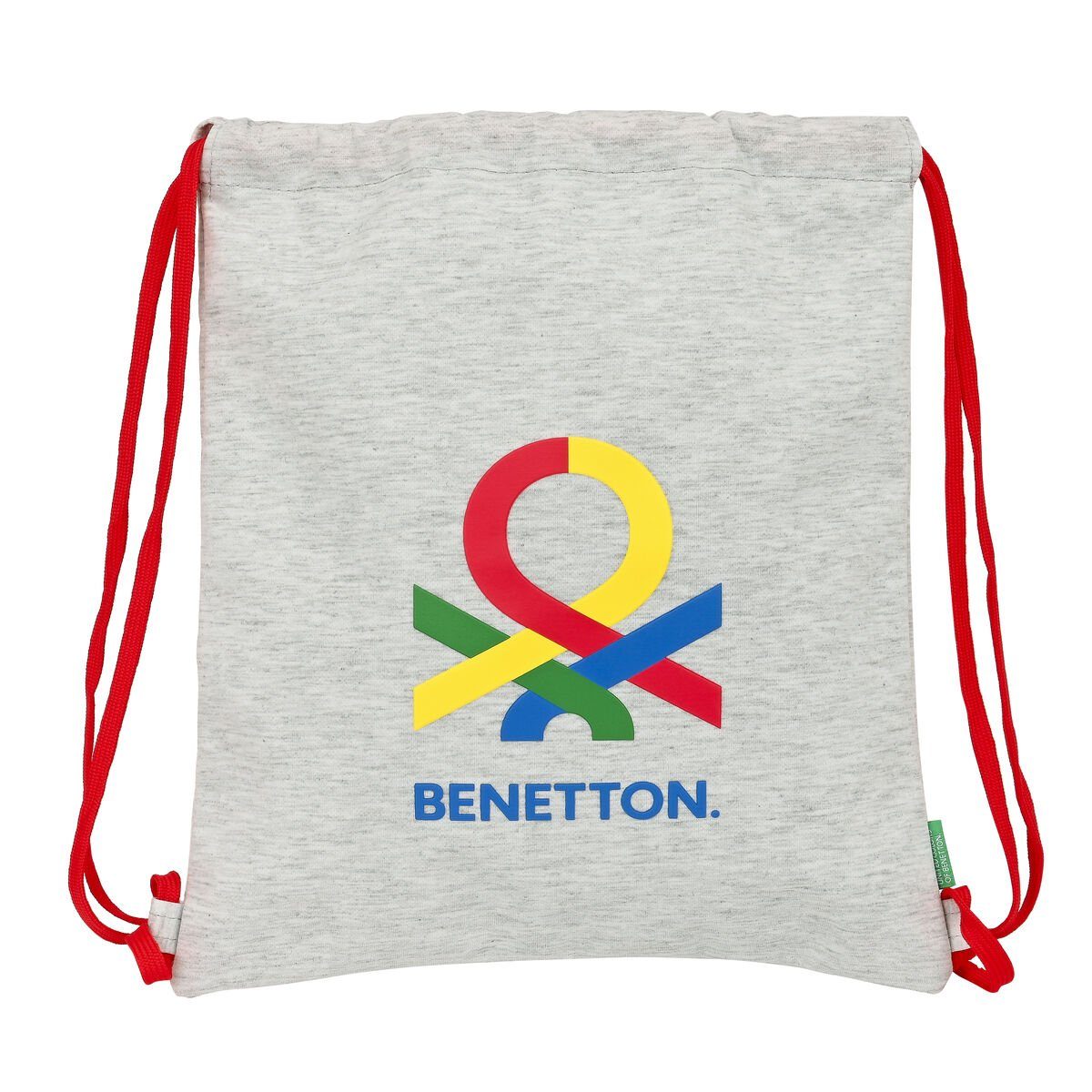 United Colors 35 of x x 40 Rucksacktasche 1 mit Pop Benetton cm Bändern Rucksack Grau Benetton