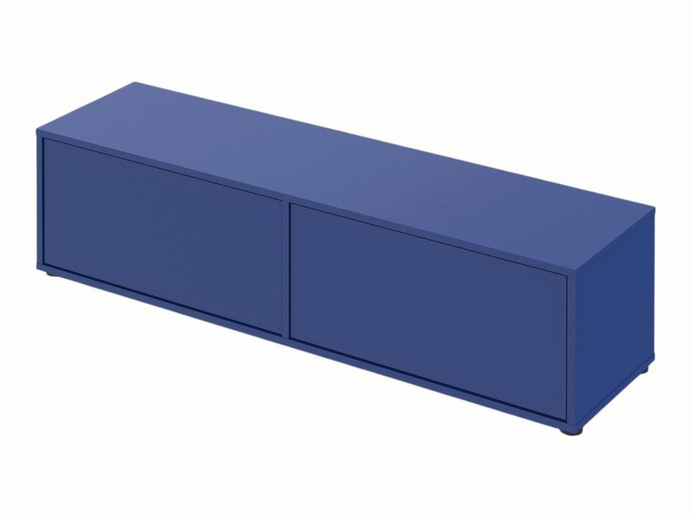 nuvii TV-Board N01 TV-Board, Breite 148 cm × Höhe 41cm × Tiefe 41 cm, Made in Germany, grifflos, Push-to-open