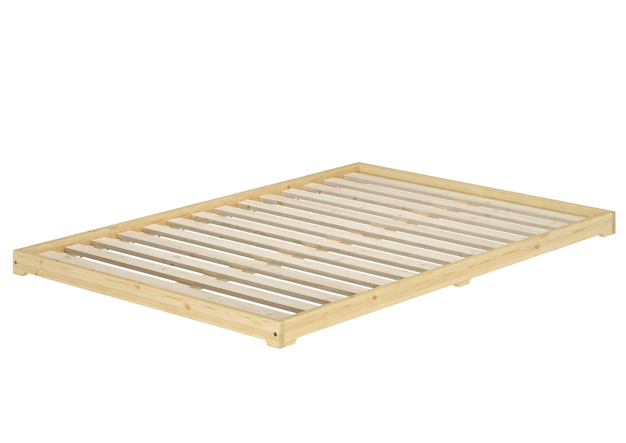 ERST-HOLZ Bett Futonbett Massivholz Extra Niedrig günstig online kaufen